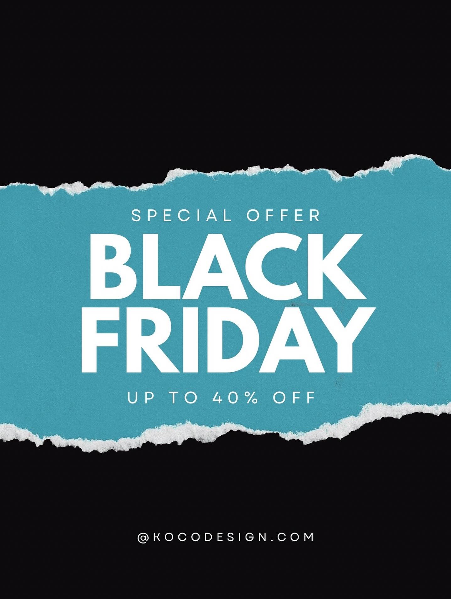 BLACK FRIDAY SALE ON NOW! Everything on sale. Shop on the website now!