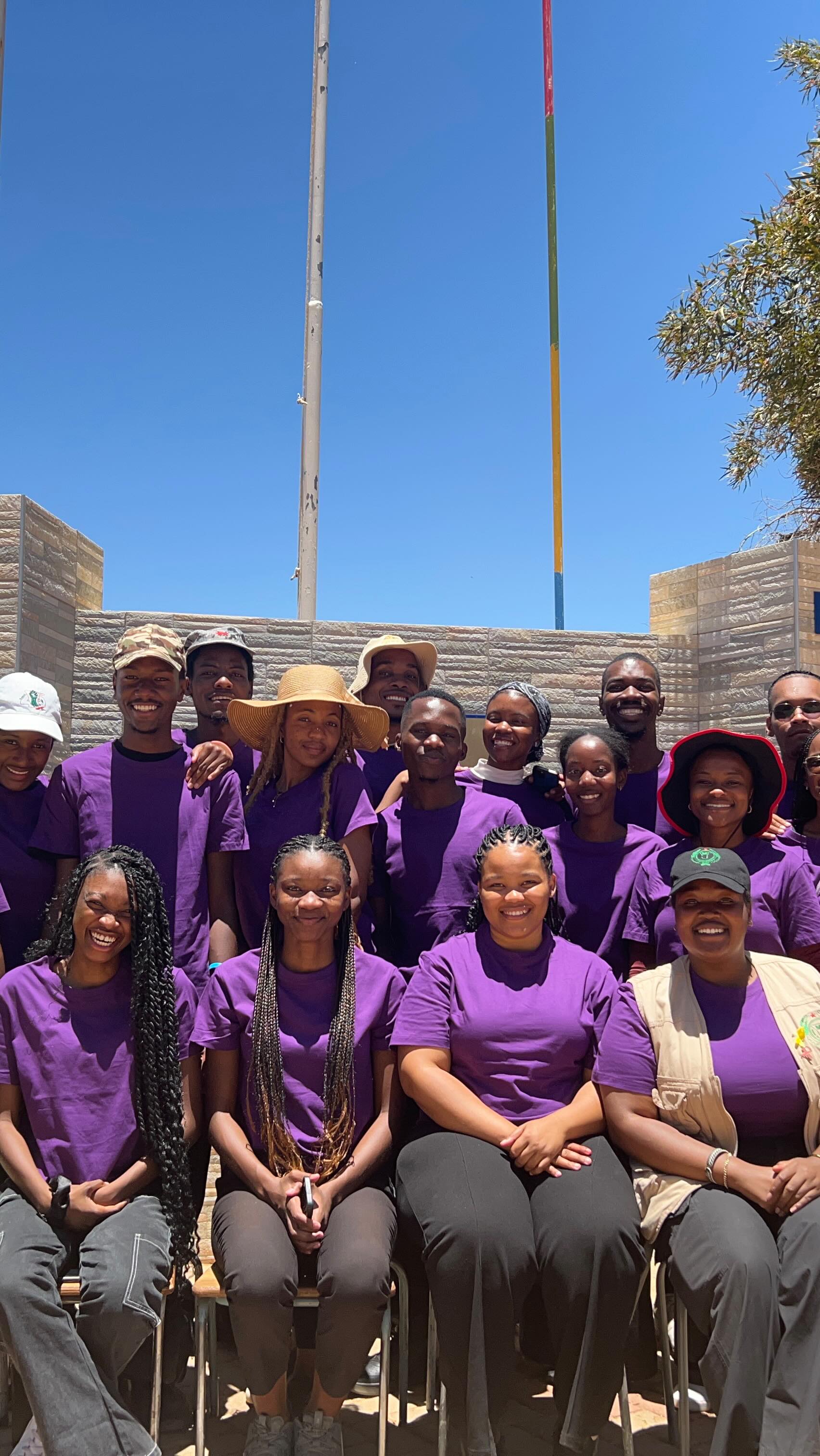 As the sun sets on Rehoboth, as NANSO we remain committed— not just for today, but for every tomorrow. Gender-based violence has no place here. Not in our homes, not in our communities, not in our Namibia. 💜✊🏾