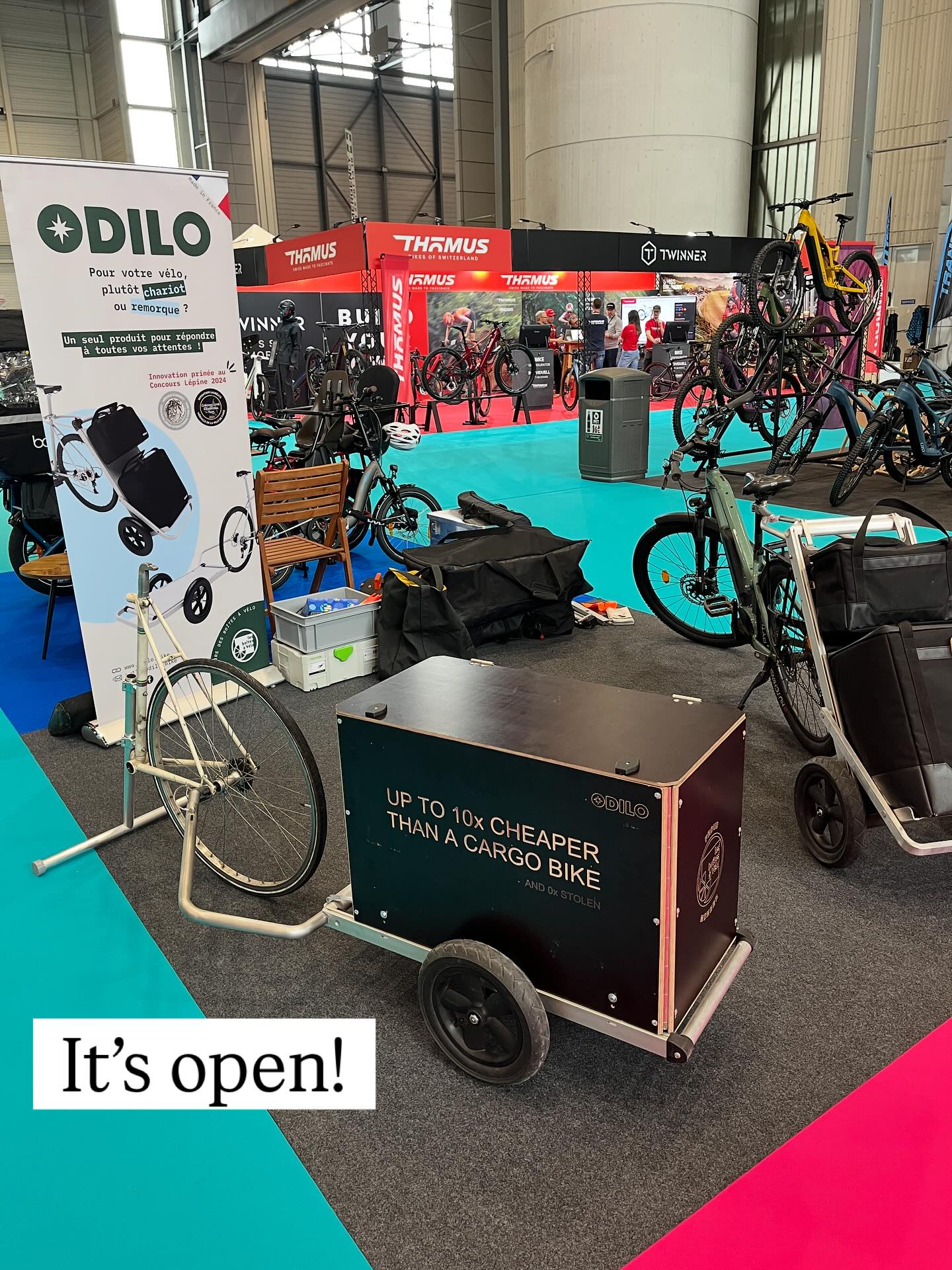 We are waiting for you at Palexpo in Geneva if you fancy trying ODILO for the first time! 👌🚴