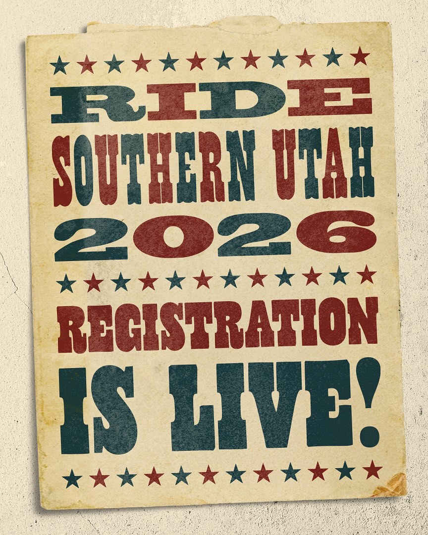 Oh - yes.
🚴♀️ Ride Southern Utah 2026 is LIVE!
Don’t hesitate. So many great reasons to register now.
✅ 2025 pricing (for a limited time)
✅ Desperado Dual is BACK
✅ 15% off when you register for all 3 events
✅ First 250 riders get a custom RSU water bottle
Don’t wait—secure your spot and kick off another epic season of riding across Southern Utah! 🌄
Congratulations and thank you to all our 2025 riders. What a great year. A record breaking year. And it’s all thanks to you. Can you believe it? It’s already time to roll—2026 registration is officially live! Secure your spot early and take advantage of the best deals of the year. We’re keeping 2025 pricing for a limited time, plus the first 250 riders to register will score a custom Ride Southern Utah water bottle. And this season is bigger than ever: the legendary Desperado Dual is back, joining the Spring Tour and Fall Tour of St. George for a full calendar of unforgettable rides. Register for all three and save 15%, or pick your favorite two and save 10%. Don’t wait—your next adventure across Southern Utah’s stunning red-rock roads starts now!
☀️ Registration and information links in bio