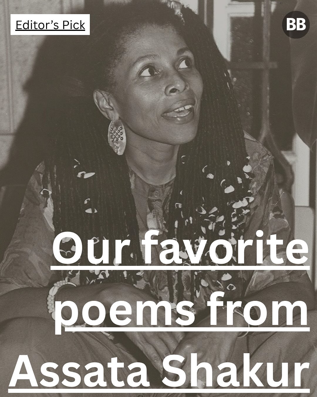Swipe to read some of our favorite poems from Assata: An Autobiography, and go to www.blackboardmagazine.com to read our book review in honor of her passing Sept. 25.