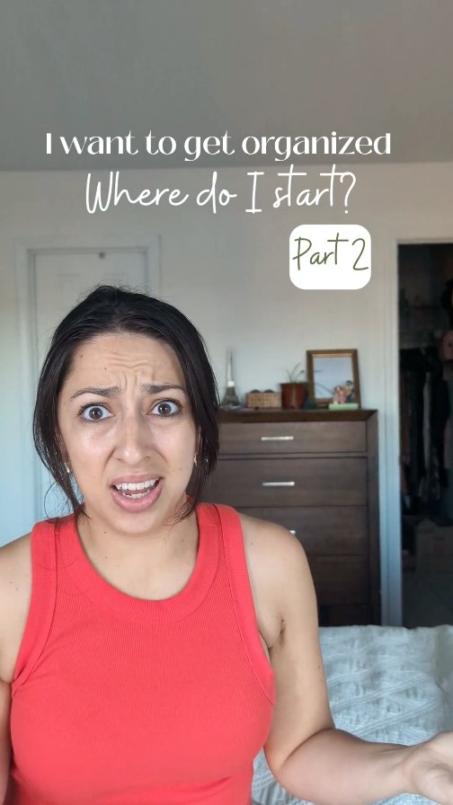 Part ✌🏽 of the series how to get organized when you don't know where to start:
( Go back and watch part 1, if you haven't already seen it)
This step is where a lot of people get stuck. They walk into the room, look at all of the stuff piled everywhere, and they walk right back out.
The problem? You're overthinking it
Pick something up. Anything. It doesn't matter what it is. Decide if you'll keep the item. Then, repeat the process and start grouping like items together.
You'll probably start noticing that you have items of the same category scattered throughout the room or throughout your home.
The goal is to start getting those categories in one location.
Like and comment if this has been helpful and I'll create a part 3.