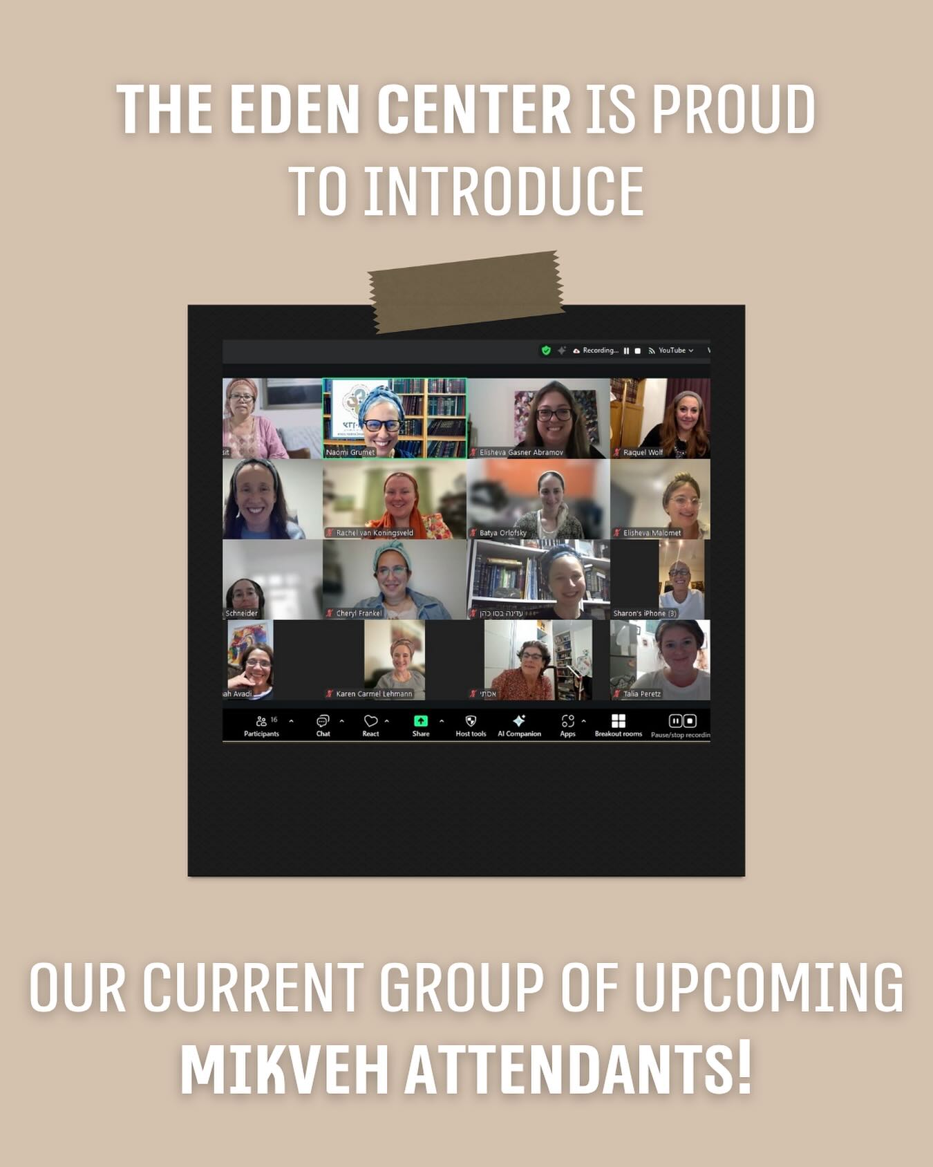 These women are ready to transform the Mikveh experience!
Dedicated to renewing the process and deepening its meaning, these future Mikveh attendants are hoping to create a more personal, welcoming, and spiritual journey for every woman who enters.
#Mikveh #JewishLife #JewishValues #JewishWomen #TorahLife #TorahValues