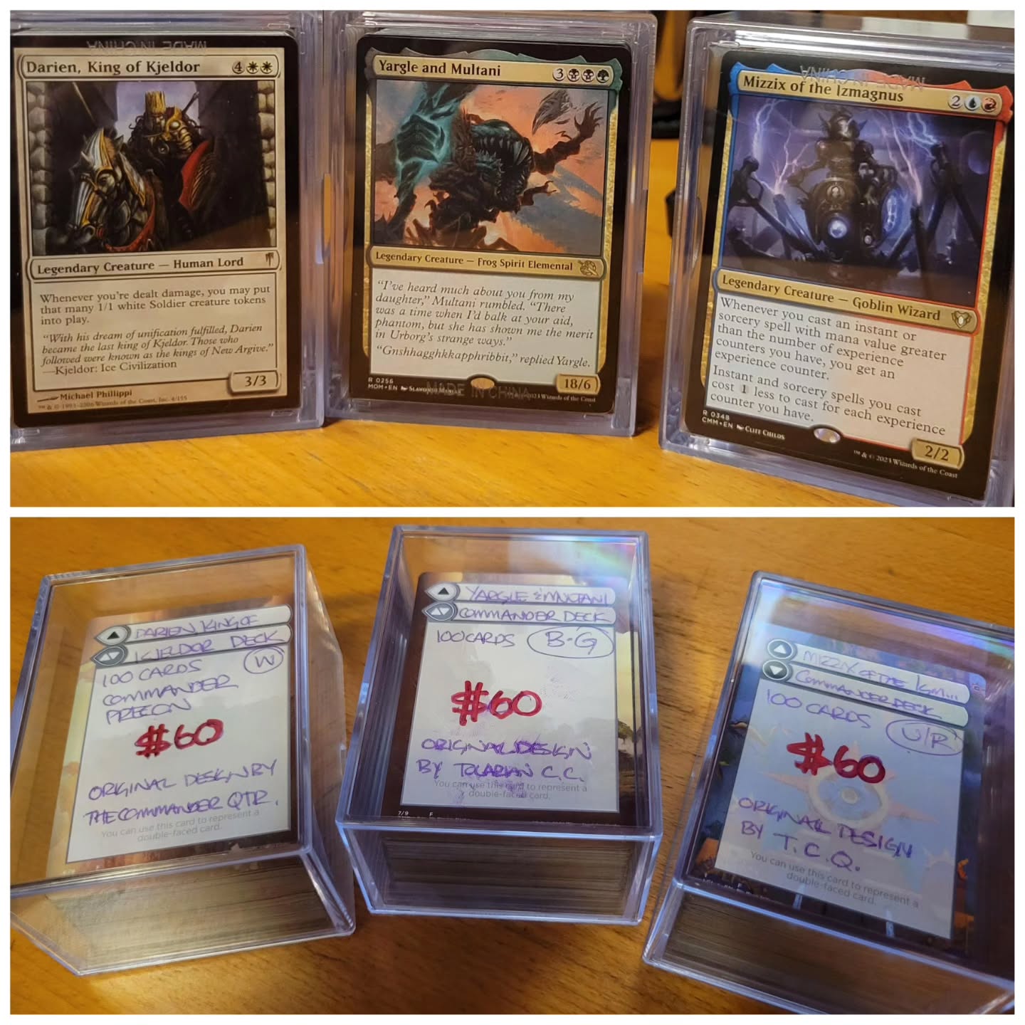 Today, Magic Deck Vortex (MDV) will be in Countryside with Redemption Vault ! I'll have these three commander reconstruction i built from famous online personalities, The Tolarian Community College and The Commander Quarters! With my own mods, of course.
I’ll be at the Fantasy Card Show hosted by @redemption_vault TODAY!!! #magicdeckvortex #magicthegathering #decksoftheday #magicthegatheringsingles #dailypost #tcg #mtgcards #facebookcards #mtgseller #redemptionvault