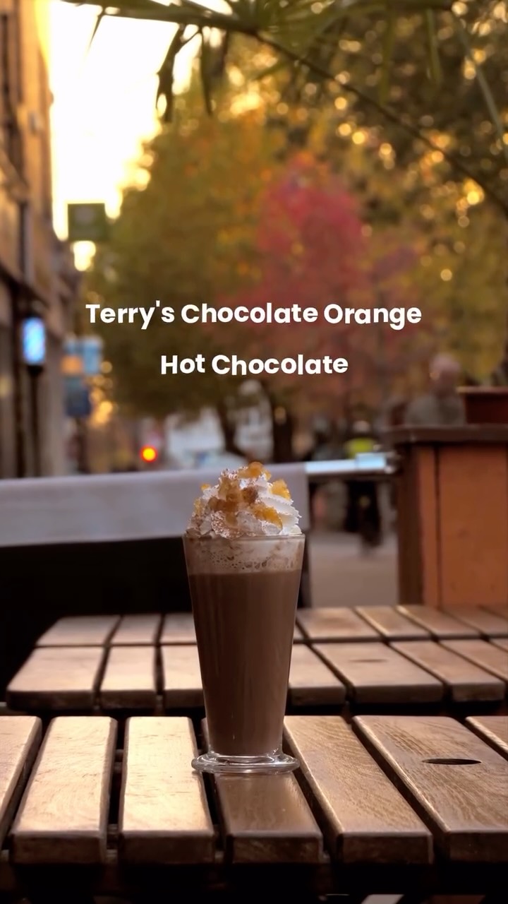Start your Sunday reset with the new Terryโs Chocolate Orange Hot Chocolate ๐งก #bistro66beeston #nottingham #terrys #hotchocolate #warmingup