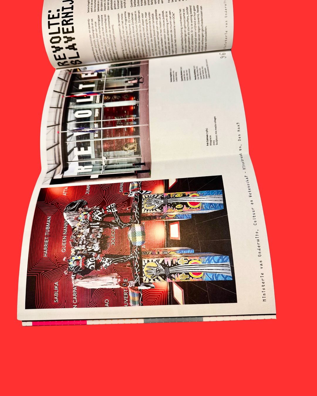 A special moment I’m proud to share.
My work Altagracia has been featured in the publication “Kunst maakt ruimte”, celebrating 10 years of professional art in Dutch government spaces.
It still feels surreal to see my altar, my story, and my ancestors placed in such a significant context. What began as a personal search now stands among institutions, history, and future.
Grateful that Altagracia continues to find her place.
And grateful that my voice, my roots, and my rituals are given space to be seen.
📖✨
#Altagracia #FreCalmes #StudioFrederickCalmes #CaribbeanArt #AfroDiasporaArt #ContemporaryArt #DutchArtScene #RitualArt #SpiritualArt #MixedMediaArt #ArtPublication #KunstMaaktRuimte #ProyektoTres #BlackArtistsInEurope #MuseumWork #ArtAndIdentity #VisualArtist #amsterdamartist