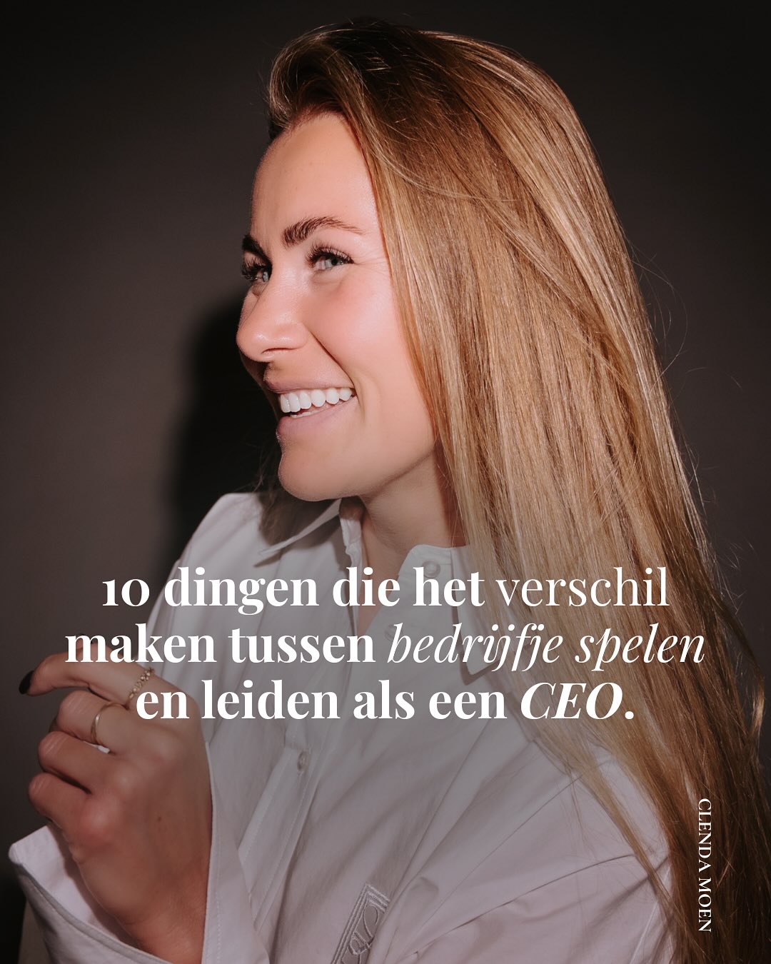 Ik wás de hobbyist.
Speelde bedrijfje en deed alsof ik eigen baas was.
Dacht dat ik ondernemer was - maar eigenlijk zat ik gevangen in mijn eigen bedrijf.
De agenda die mij bestuurde.
De winst die maar niet groeide, hoe hard ik ook werkte.
Tot ik leerde wat het betekent om te leiden - met rust, richting en winst die daarbij hoort.
Inmiddels staat er een academy waar meer dan 200+ masters moeiteloos instapten, heb ik 10.000+ gepersonaliseerde HD guides verkocht en investeerde ik in een villa op Bali en appartementen in Valencia om meerdere inkomstenstromen te creëren.
Maar het belangrijkste: ik heb weer ruimte om te dansen met vriendinnen.
Naar de sportschool te gaan.
Spontaan een weekje naar Spanje te reizen.
Binnenkort opent de CEO Club.
Daar geef ik je alles. De strategieën, de shifts, de lessen die mijn winst keer vijf deden gaan (en mijn zenuwstelsel eindelijk rust gaven).
Voor vrouwen die voelen dat ze klaar zijn om te stoppen met bedrijfje spelen. Vrouwen die niet meer willen rennen, forceren en brandjes blussen - en klaar zijn om hun bedrijf te sturen met helderheid, overvloed en vertrouwen.
📩 Comment CEO voor de link naar de enquete.
Vul ‘m in en maak kans op een plek in de CEO Club t.w.v. €11.111 👇🏻