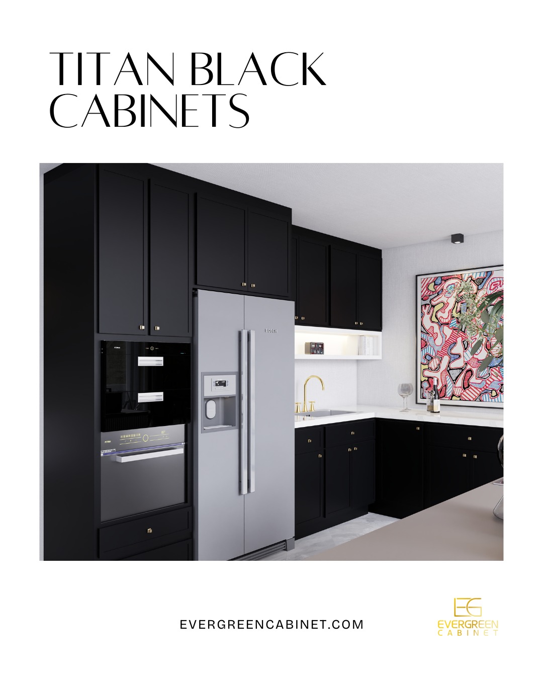 ✨Our Classic Titan Black Cabinets
Bold. Modern. Effortlessly Chic.
Black cabinets that turn every kitchen moment into a style statement.
Sleek matte texture, clean lines, and timeless appeal —
because your home deserves a touch of luxury that never fades.
🖤 Durable
🖤 Timeless
🖤 Designed for modern living
Stop by our showroom — they look even better up close! 👀
📍 Evergreen Cabinet Showroom
19835 E Walnut Dr N, City of Industry, CA 91789
⏰ Mon–Fri: 8 AM – 4:30 PM | Sat: 8 AM – 12:30 PM
We proudly serve clients in:
🌴City of Industry, CA
🌴Los Angeles County
🌴Orange County
🌴Riverside & San Bernardino counties
🌴Surrounding Southern California regions
No matter the size of your project, we’re here to help with high-quality cabinets you can rely on!
#BlackKitchen #ModernHome #InteriorDesign #KitchenInspo #HomeStyle #MinimalistLiving #LuxuryInteriors #Evergreencabinet #TitanBlack ##BlackCabinets #cabinetwholeseller