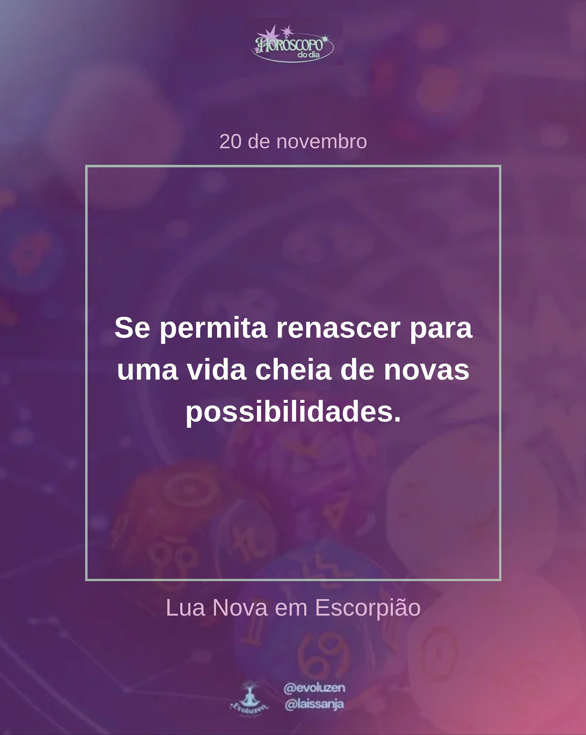 20 de novembro 💫✨