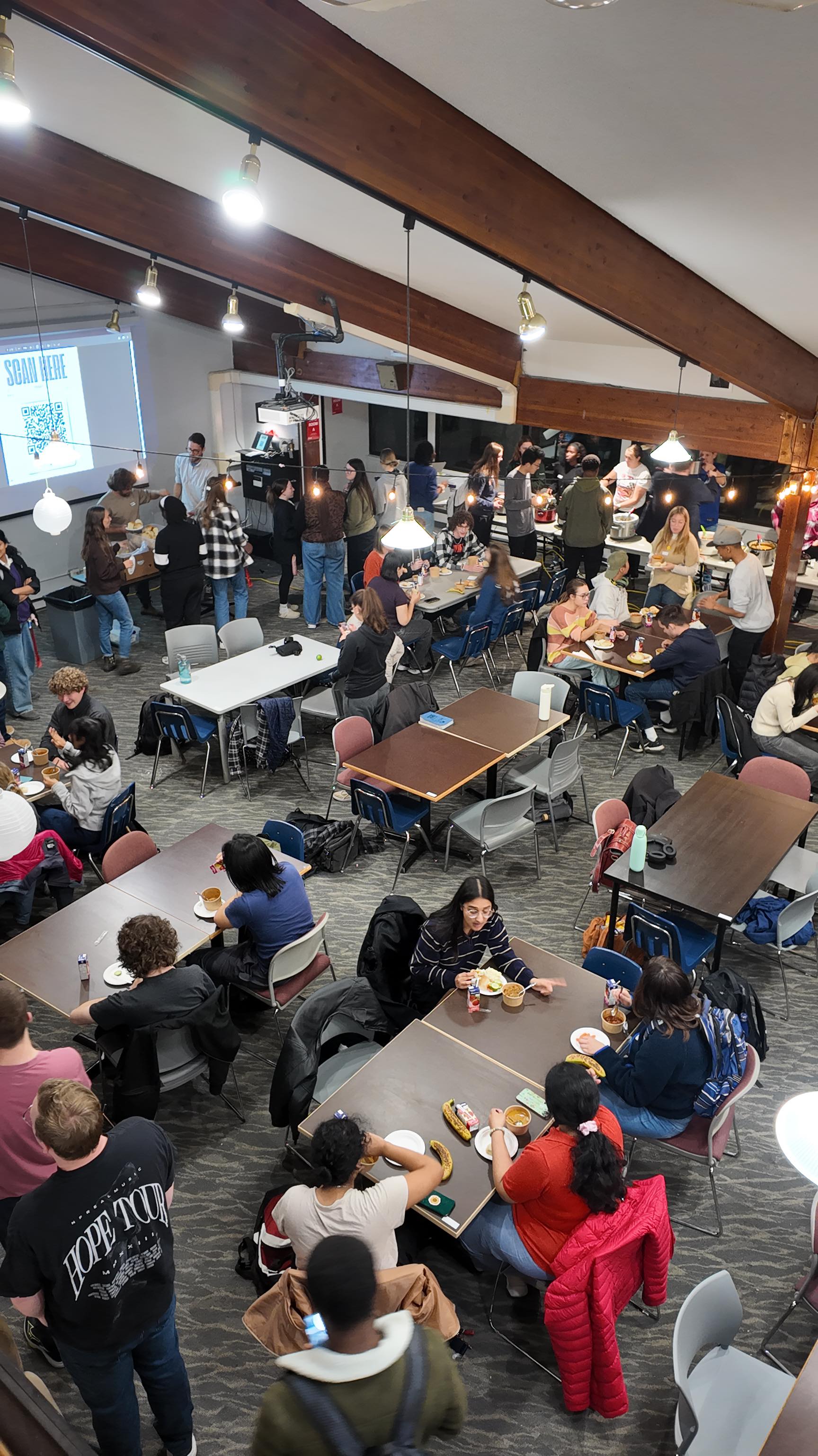 Tonight!
Join us at 6pm in the Faith and Life Centre for our last community dinner of the semester!
A free home cooked meal and community, what else can you ask for!