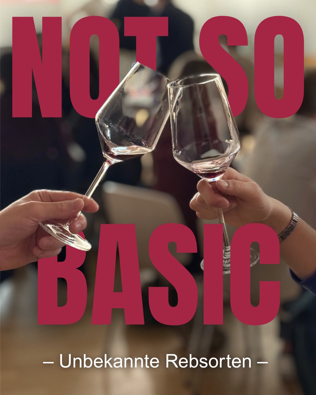 Was für ein spannender Abend! 🍷✨
Beim Tasting rund um unbekannte Rebsorten haben wir gemeinsam entdeckt, wie viel Charakter abseits der Klassiker steckt. Selten, eigenständig und voller Überraschungen – genau solche Momente lieben wir.
Im Glas hatten wir:
- Weingut Ludwig Pinot Rosé Sekt Brut (St. Laurent)
- Weingut Max Ferd. Richter Alter Satz 2023
- Weingut Wöhrle Lahrer Auxerrois 2024
- Schloss Proschwitz Elbling 2023
- Knipser Gelber Orleans 2022
- Weingut Hofmann Tauberschwarz 2022
- Weingut Hofmann Tauberschwarz RR 2021
- Winzerhof Burrlein Hofstück Domina
Danke fürs Mitprobieren – auf viele weitere Entdeckungen im Glas! 🍇🤍
- Cheers, euer vinUM-Team🍾