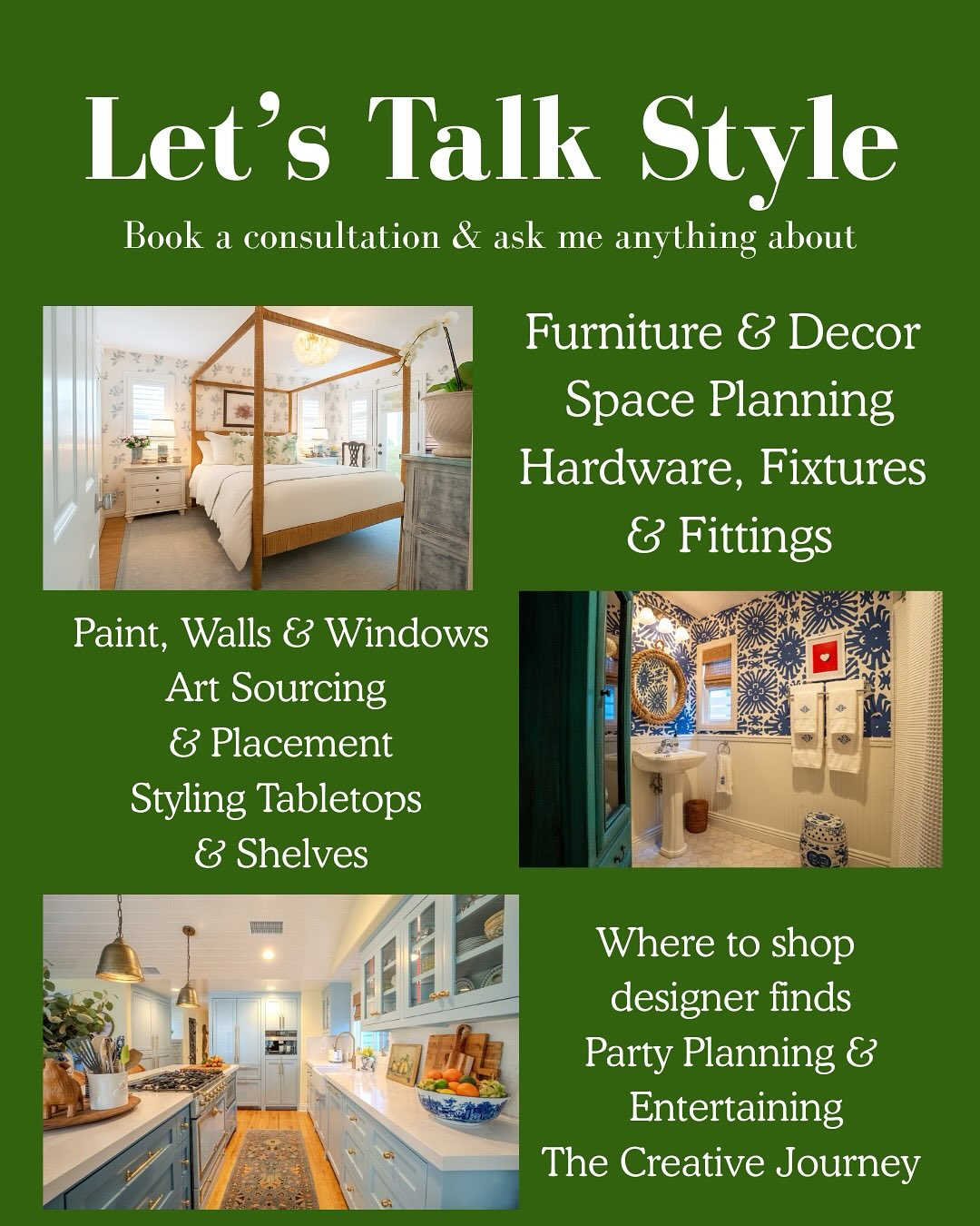 Let’s Chat…
At this time of year we start getting a lot of DM’s
Ok I know what you must be thinking..
I don’t have time to chat
I’m in the the throes of panicking
I’m trying to plan Thanksgiving, Christmas Eve, Christmas, New Year’s and decorations, menus, party plans, Plus figure my life out ..
We get it …
So much so that we post “how to video reels” All the time for our friends and family
We are all about making things happen and easy ..
so if you have a question and need directions..
Ask anything in the comments..
give us a shout out and we will help!!
We will share away ..
And in the meantime, if you need more of Interior Design help ?
We can do that too
Ok
Back to making homemade pumpkin ice cream and molasses cookies
Oh and we’ll share those recipes too if you ask ..
XX PKD
.
.
.
.
.
.
.
#interiordesign #PKD #style #remodel #trends #holidaydecor #build #furniture #fixtures #tile #paint #decor #art #tablescapestyling #wedoitall #holidayparty #decor #customdesıgn