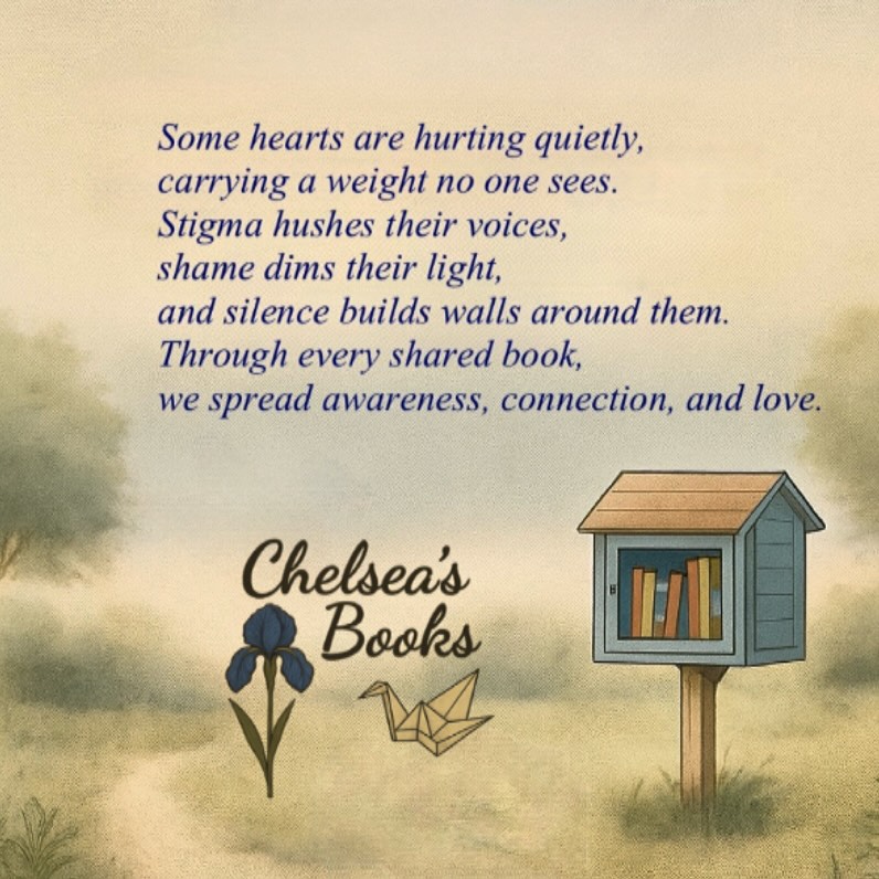 This Wednesday, November 19th, we celebrate Chelsea’s birthday. A day filled with memory, love, and the reminder of how deeply she touched the world around her.
In honor of her life, we’re spending this week sharing more books, posting more about Chelsea’s Books, a project created to carry her light forward.
This started as a small gesture to keep her light alive while spreading awareness with something gentle, human, and real. A shared story. A note of hope. A reminder that none of us has to navigate the hard days alone.
We invite you to walk with us this week, to learn more, share our movement with others and help us continue our tribute to Chelsea’s love of reading while raising awareness of mental health struggles.
Thank you for being here. Thank you for helping us keep this movement alive.
💛📚 Stories heal. Connection saves lives.
#ChelseasBooks #EndTheStigma #bookjourneyforchelsea #SuicideAwareness #CommunityCare #InMemoryOfChelseawilliamson
