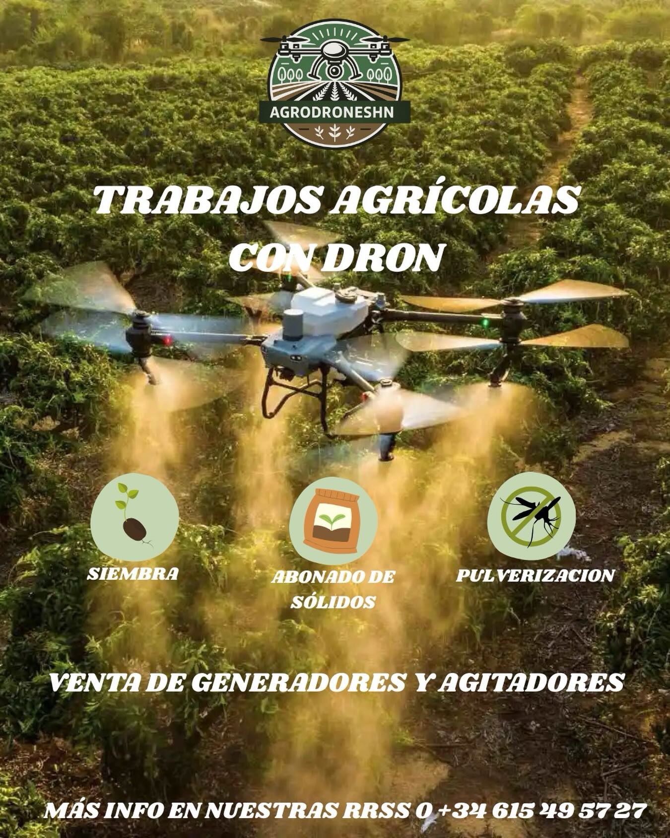 🌱✨ Innovación al servicio del campo.
En AgroDronesHN utilizamos drones de alta precisión para realizar siembras, abonado de sólidos y pulverización de manera eficiente, rápida y sostenible.
🚜💨 La tecnología que tu cultivo necesita.
¿Quieres más info? Contáctanos y da el siguiente paso hacia una agricultura inteligente. 🌾🚁
#Dronagricola #dron #t100 #dji #djiagras #agriculture #agricultura #campo #viral #parati