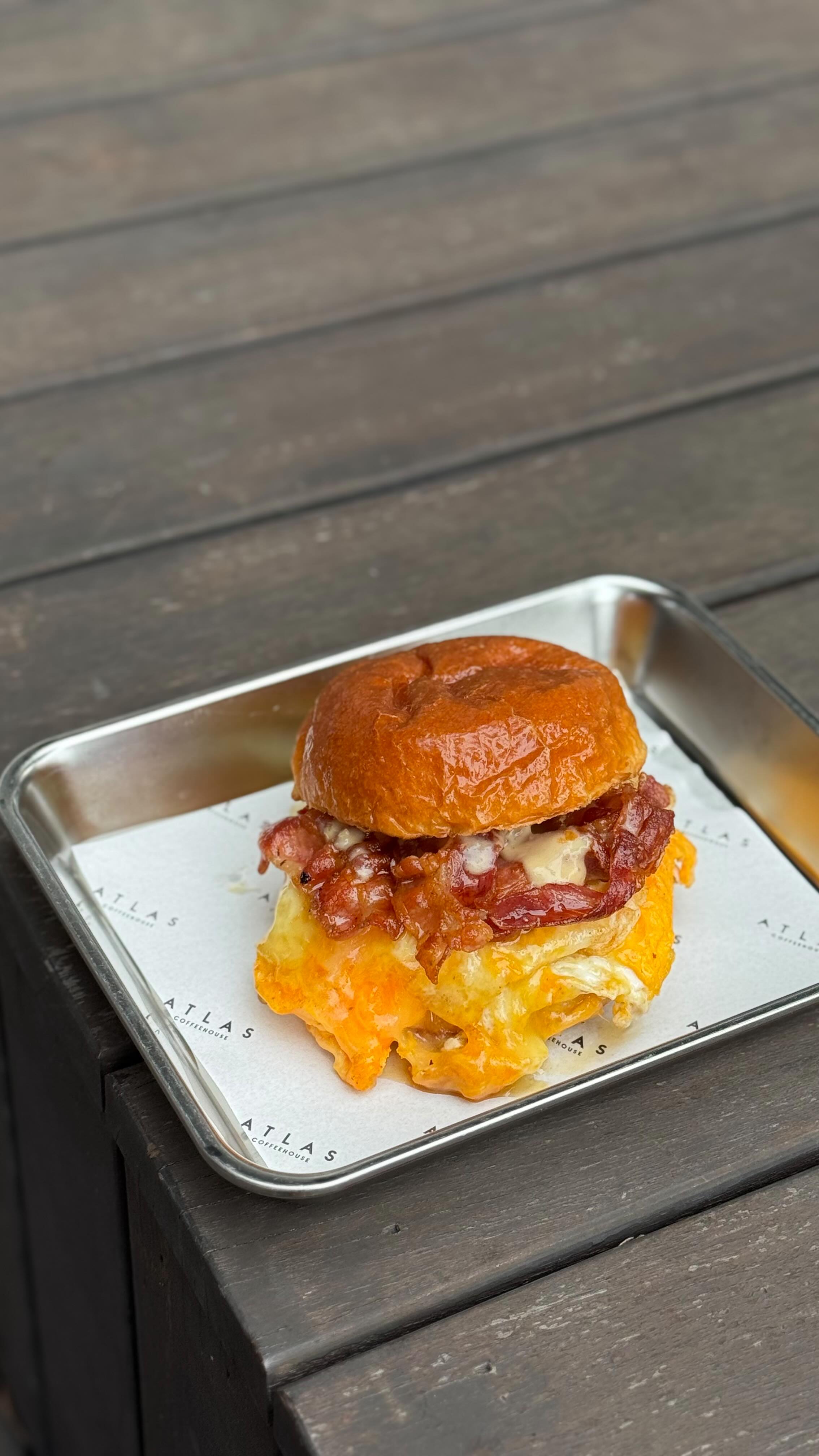 Debuting tomorrow — The B.E.C. Your new morning favourite. Be the first to smash it. 🤯🍔