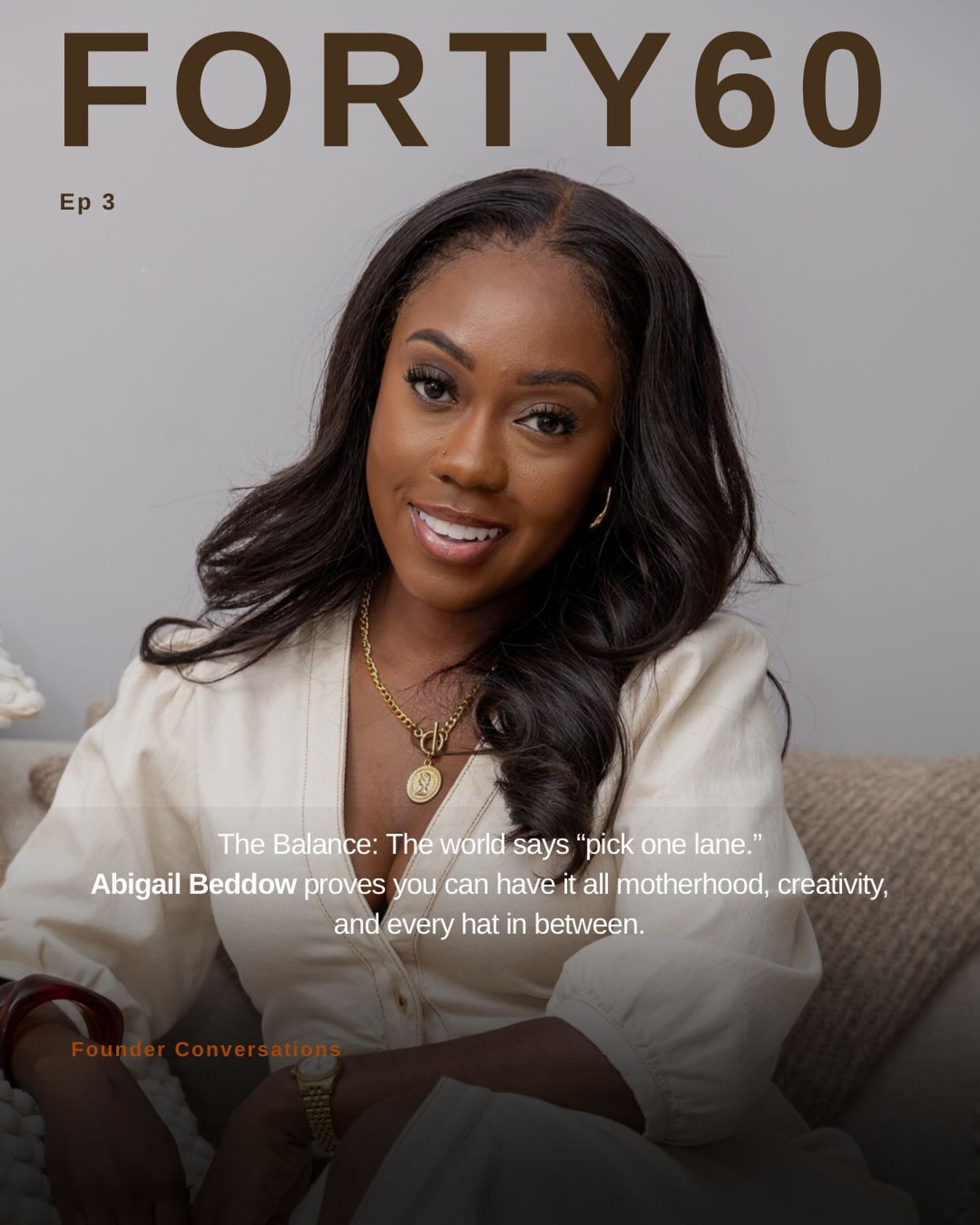 The world says “pick one lane.” Abigail of the @thebeddowspace of reminds us you can build, create, mother, and thrive all at the same time. Episode 3 drops 27th November at 6:30pm. Comment ACCESS for a link to the full interview.
#TheForty60Club
#FounderStories
#EntrepreneurJourney
#WomenWhoLead
#MumInBusiness
#CreativeEntrepreneur
#BalancingItAll
#ModernMotherhood
#FemaleFounders
#UKFounders