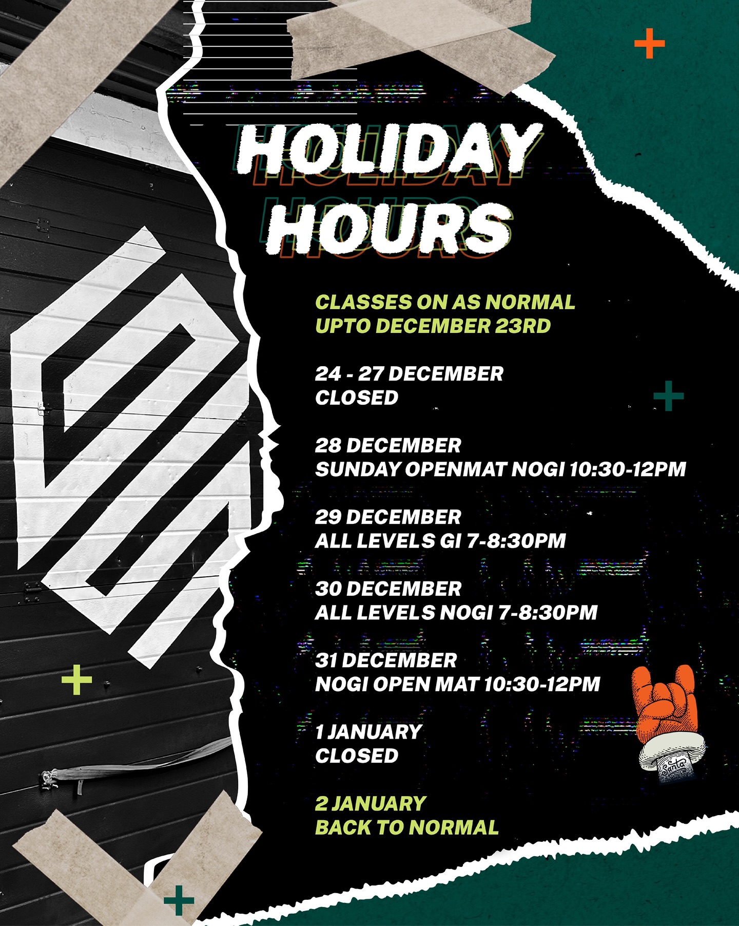 It’s not too early, right?
Here is our timetable for the Christmas period
🎄🎅
Don’t forget, members we will be having our Christmas doo at the start of next year due to comps leading up to Christmas. It will be good to see as many of you there as possible