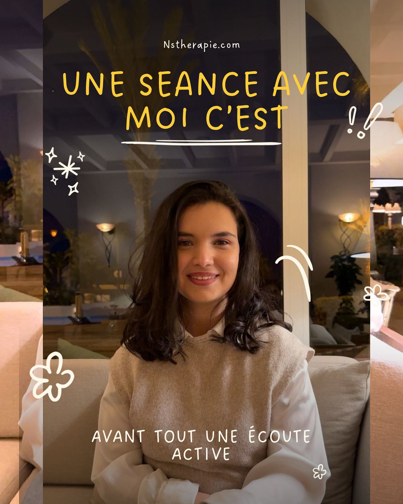 ✨ Une séance avec moi, c’est avant tout une écoute active.
Un espace où tu peux poser ce que tu vis, sans filtre, sans jugement.
Je t’écoute, je reformule, je t’aide à mettre des mots sur ce qui te traverse.
Petit à petit, je te pose les questions qui éclairent ton histoire et orientent l’accompagnement.
Selon tes besoins, j’utilise différents outils : TCC, techniques émotionnelles, travail sur les pensées, méthodes de régulation.
Chaque séance est un pas vers plus de clarté, plus de paix, plus de compréhension de toi-même. 🌿