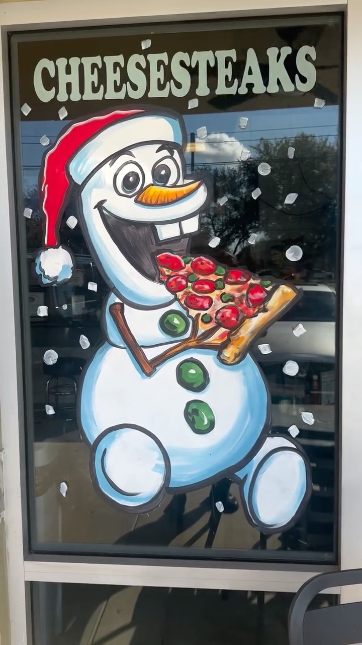 Sunny with a chance of warm hugs!! 🍕❤️