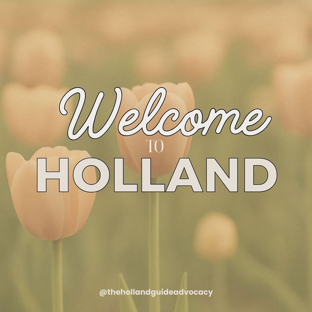 I’m often asked why I chose the name The Holland Guide🌷 Inspired by the poem, Welcome to Holland, my hope is to be your “Holland Guide” helping you naviagte through this unexpected journey, highlighting the very special, very lovely things about Holland.