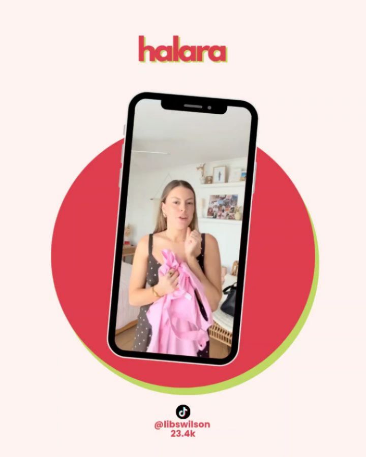 @halara_au x @libwilson_ 👏 The collab we didn’t know we needed but now can’t live without. 🩵🤍