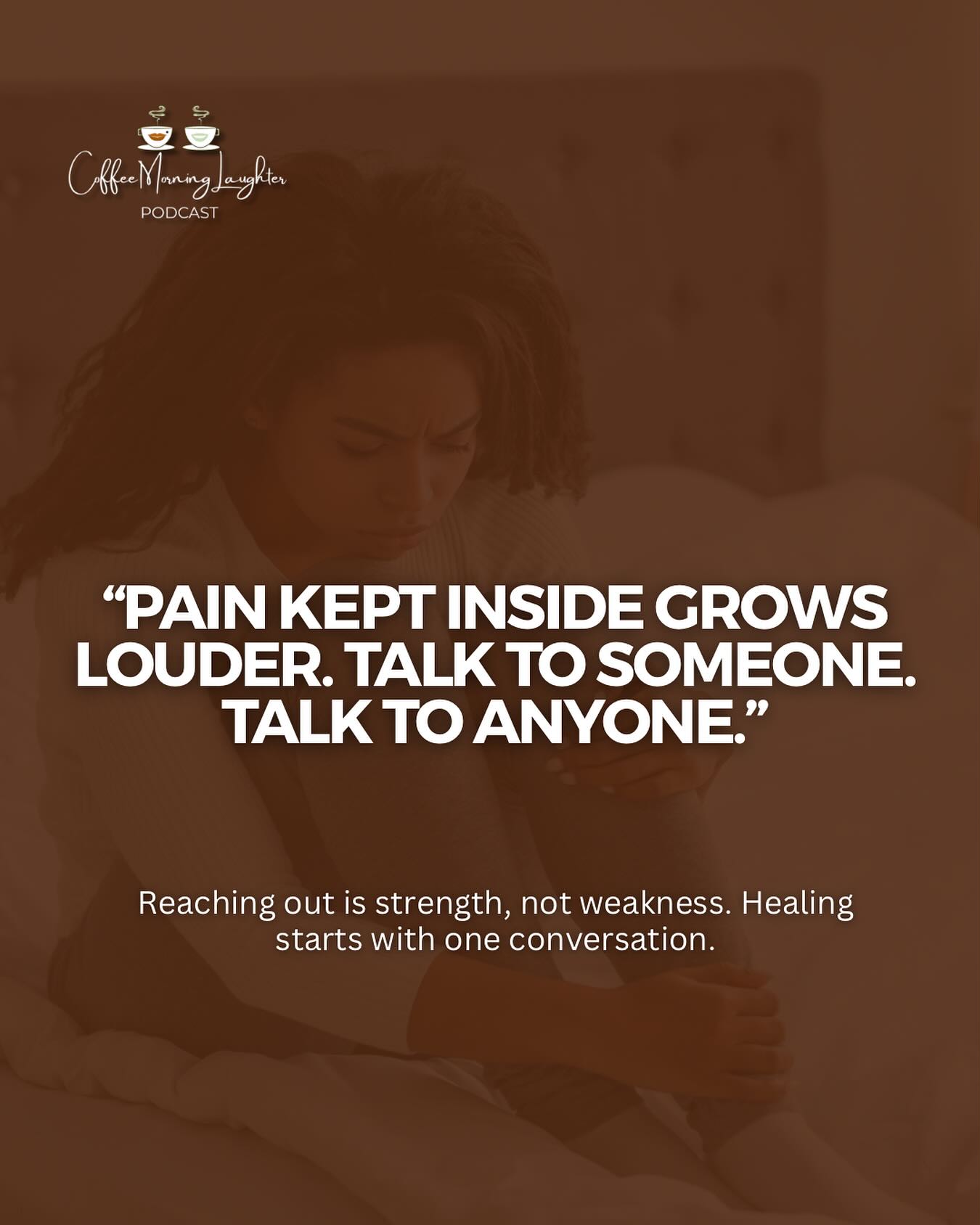 Sometimes the things we don’t say become the things that hurt us the most. We get used to acting strong, holding everything together, telling people “I’m fine”… even when we’re not.
If you’re going through something heavy, please don’t keep it inside. Talk to someone. Talk to anyone who feels safe. A friend, a sibling, a colleague, or even someone who simply listens without judgment.
Share this with someone, even if you’re not sure they need it. You never know who’s carrying more than they let on.
#CoffeeMorningLaughter #CMLSeason7 #MentalHealthMatters #YouAreNotAlone #TalkToSomeone #EndTheSilence #CheckOnYourPeople #BlackMentalHealth