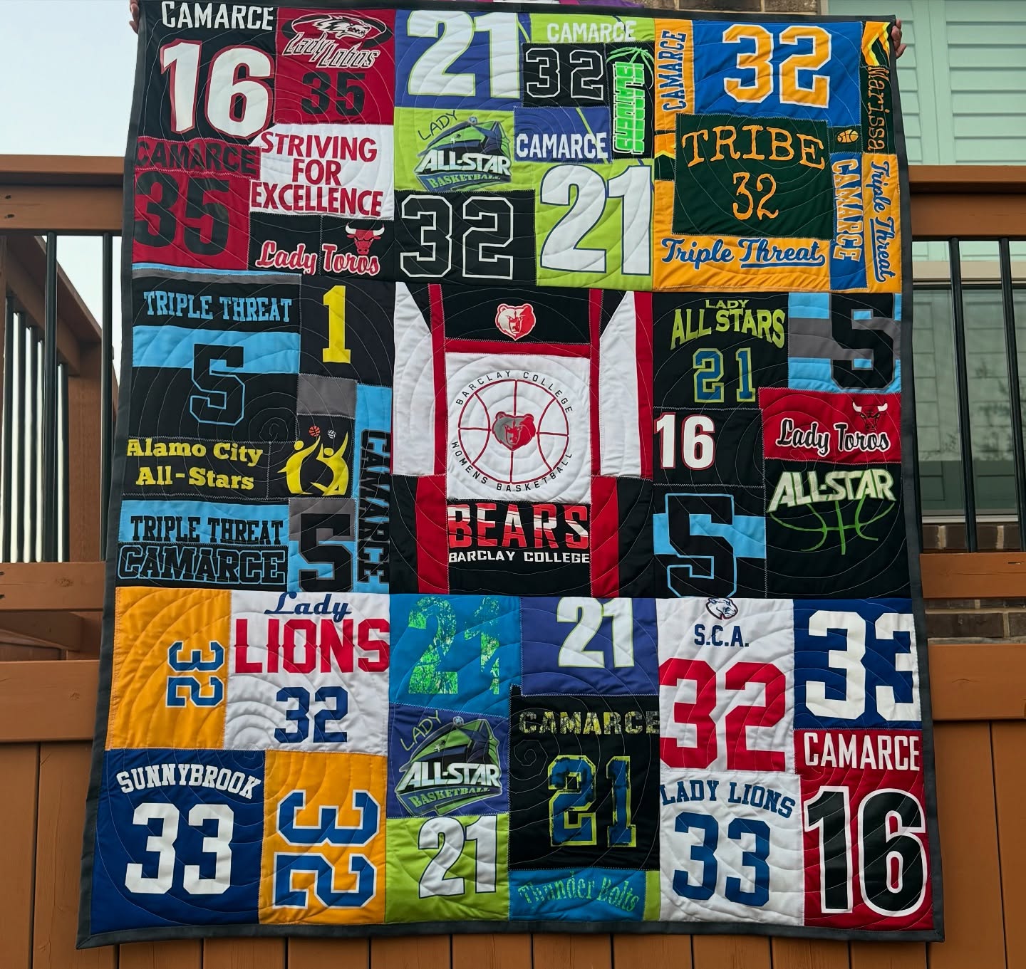 “A Time To Sew Custom Keepsake Creations”
“Where there’s 🫶🏽 in every stitch and a stitch in every story”!
🧵🪡 A lifetime of basketball captured in a one-of-a-kind Heirloom Keepsake quilt 🪡🧵
