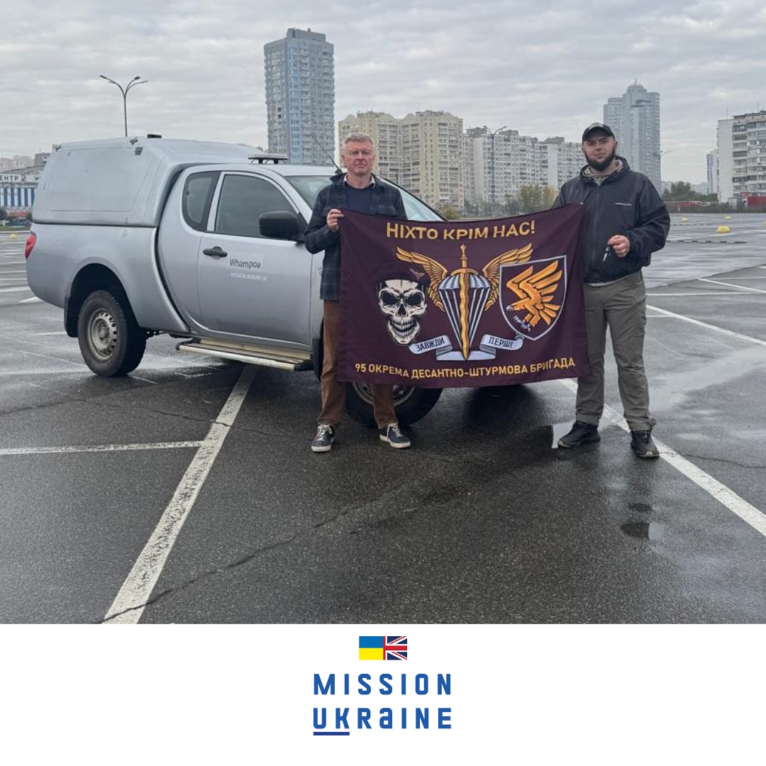 Two great cars from our awesome James M. are off to do their combat duty on the front line. These pickups save people’s lives and bring Ukraine closer to victory every day!
@jjrm.100 Thanks for everything you keep doing for Ukraine and its soldiers, thanks for your support, courage, and dedication!
We’re proud of you!