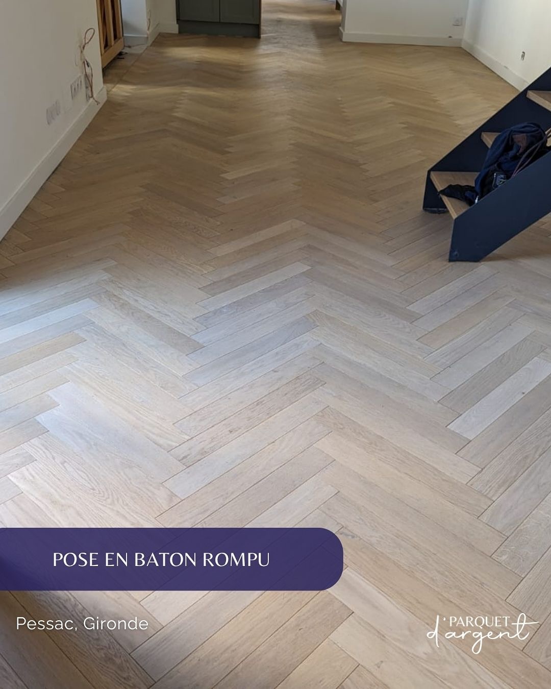 Pose d’un parquet en bâton rompu, un motif classique qui apporte rythme et élégance à la pièce 🪵
Chaque lame est posée avec précision pour un rendu harmonieux et durable.
Un chantier réalisé avec soin, du calepinage à la finition.
#parquetdargent #parquet #batonrompu #posedeparquet #artisan #bois #renovationinterieur #bordeaux #gironde #solenbois