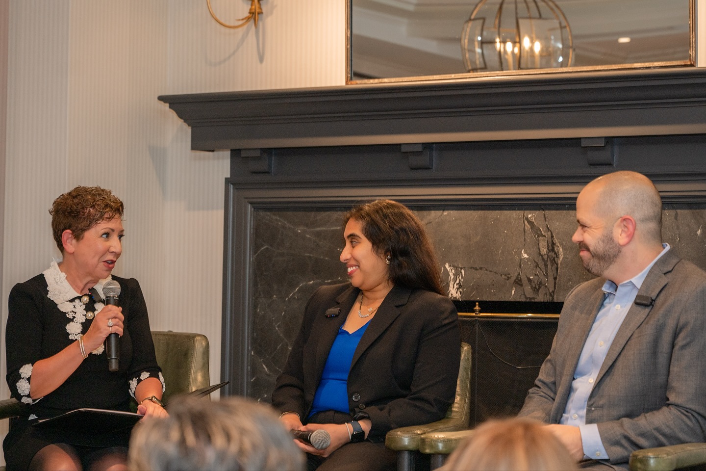 Honored to stand with so many inspiring people at the launch of the Vivienne C. Finn Foundation Inc., an organization devoted to transforming the experience of pediatric cancer for children and their families.
I had the privilege of moderating a powerful fireside chat with Yale pediatric neuro-oncologists Dr. Vidya Puthenpura and Dr. Asher Marks; two extraordinary leaders who are pushing the field forward with compassion, innovation, and urgency.
The evening was a beautiful tribute to Vivienne Cecilia Finn, whose courage continues to inspire real change. Her legacy lives on in the Foundation’s commitment to accelerating drug development, supporting families through unthinkable challenges, and advocating for the policies our children deserve.
Grateful to be part of this important beginning. 💛✨
To learn more or support the mission, visit vcfinnfoundation.org. Link in bio!
📸 @melissamccannphotography
#VivienneCFinnFoundation #PediatricCancerAwareness #DIPG #ChildhoodCancer #NonprofitLaunch #CommunityWithPurpose #FindingACure #GreenwichCT #bettertøgether
