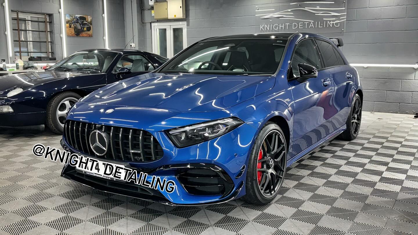 Beautiful A45s we machine polished and ceramic coated earlier in the year.