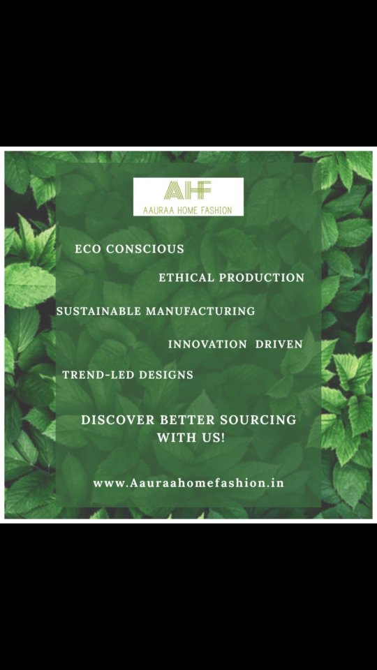 #aauraahomefashion #hometextiles #ethical #export #innovation #greencampus #sustainability #hometextiles