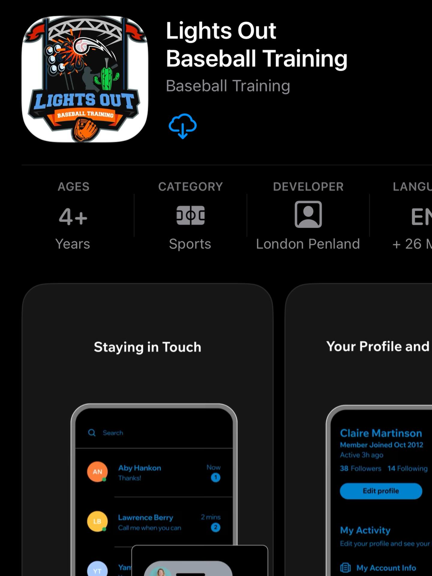 🚨 IT’S OFFICIAL! 🚨
The Lights Out Baseball Training App is now LIVE in the Apple App Store! 📲⚾️
Download today and get access to training, communication, updates, and everything Lights Out — all in one place.
We’re leveling up. Come train with us. ⚡️
🔗 Available now on iPhone — search “Lights Out Baseball Training” in the App Store.
