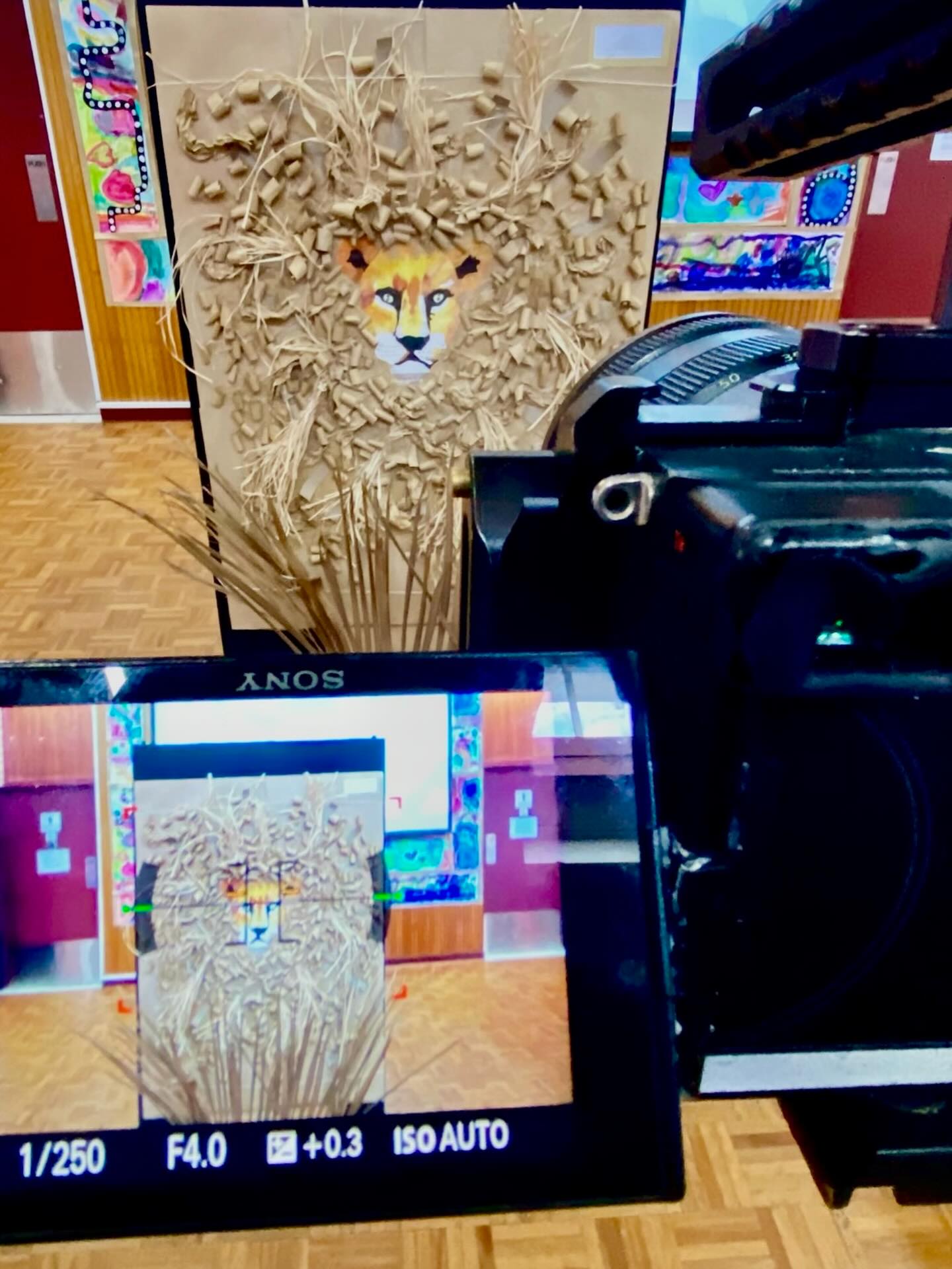 Capturing the stunning artwork 🖼️ at the @stpeterahc art show 🎨.
