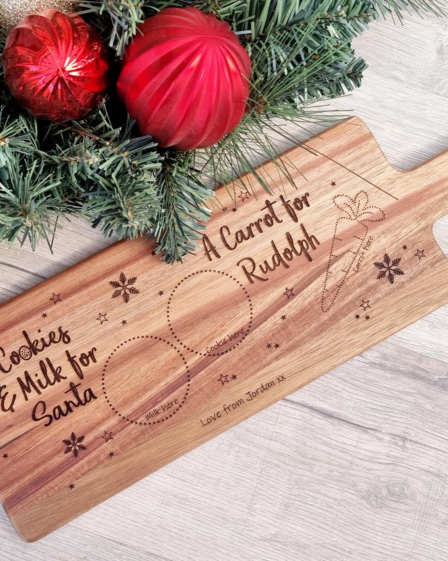 ✨ Personalised Santa Boards are here!
A special spot for milk, cookies & a carrot for Rudolph 🥛🍪🥕
Create a little Christmas magic under your tree this year ✨
Deb’s Design Lab – making memories personal.