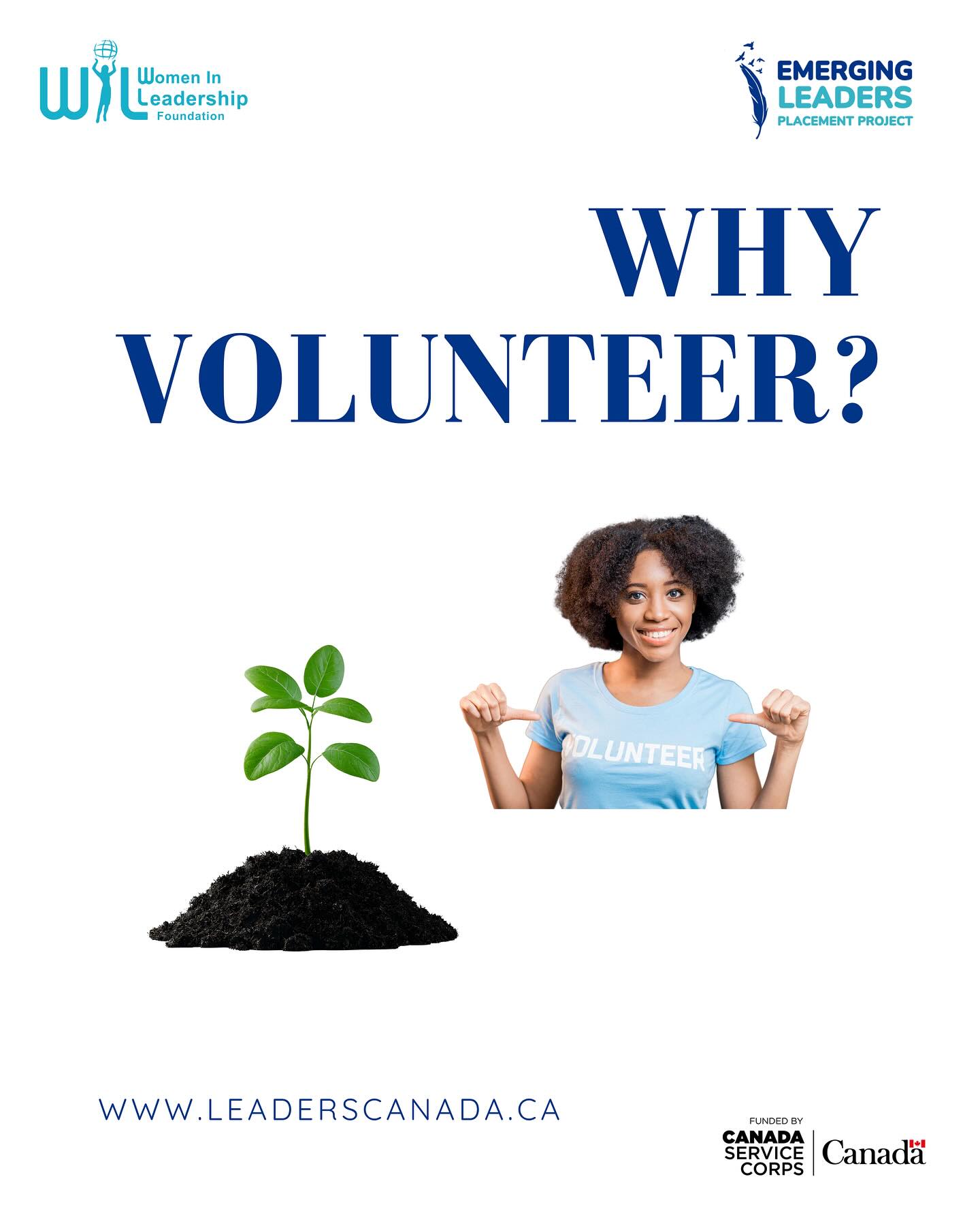 Grow, Give Back, and Belong. 🌿
Volunteering is more than giving your time — it’s about growing as a leader, giving back to your community, and finding a place where you truly belong.
Through the Emerging Leaders Placement Project, youth gain real-world experience, make meaningful connections, and create lasting impact.
📧 Reach out to us at leaders.wil@gmail.com to get involved
🔗 Learn more at leaderscanada.ca
Proudly funded by Canada Service Corps
#EmergingLeaders #YouthLeadership #IAmAVolunteer #VolunteerExperience #CommunityImpact #LeadershipInAction #CanadaServiceCorps #LeadersToday #YouthInCanada