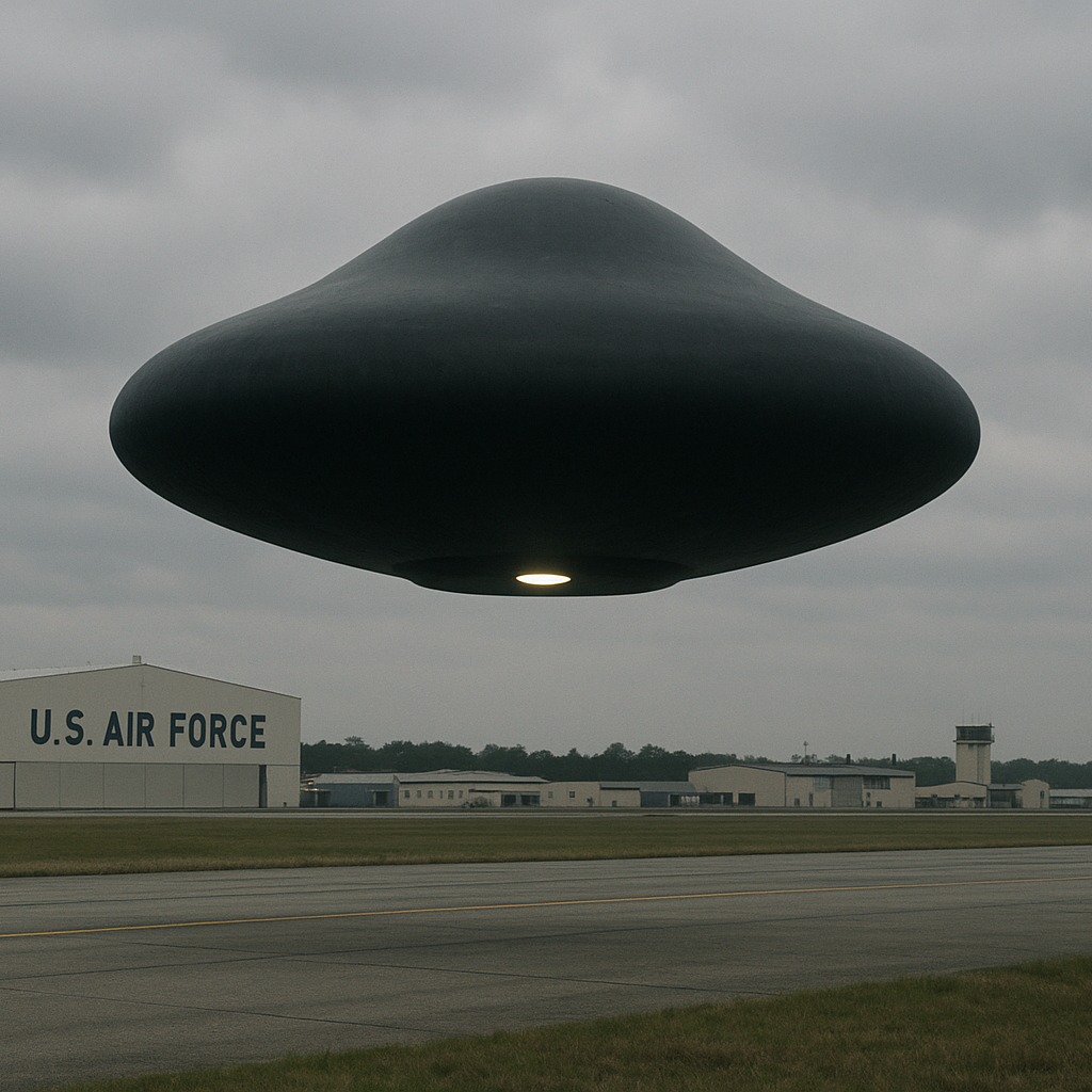 On November 4, 1957, two Civil Aeronautics Administration tower operators at Kirtland Air Force Base in Albuquerque, New Mexico, witnessed a UFO event around 10:45 p.m. Mountain Standard Time.
A white UFO light was observed traveling eastwards across the airfield. The tower operators, R.M. Kaser and E.G. Brink, briefly confirmed a radar contact before the light descended steeply at the end of Runway 26. Through binoculars, the men saw a dark, egg shaped UFO object, about 15 to 20 feet tall, with a single white light on its base. It crossed the airfield at low altitude.
The UFO object hovered for up to a minute near the tower before moving east and climbing at high speed into the overcast. Radar confirmed a target moving east, which then turned south at very high speed and orbited the Albuquerque Low Frequency Range Station. The UFO object returned to Kirtland Air Force Base, hovered over a runway marker, and then followed a C-46 aircraft for about 14 miles before fading away.
#albuquerque #albuquerquenewmexico #albuquerqueufo #newmexico #kirtlandairforcebase #ufo #uap #ufosighting #uapsighting #ufology #aliens #aliensarereal #arealiensreal #exosolariaunion
