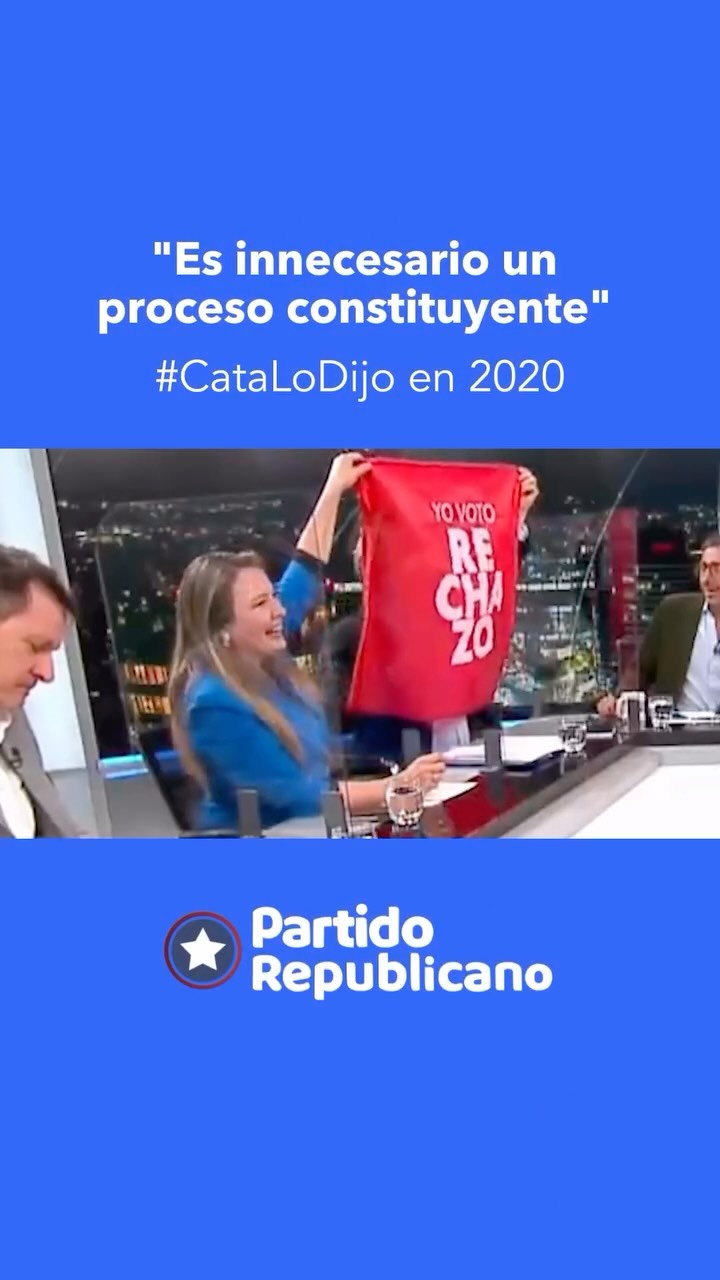 #LoDijeEl2020: Este proceso constituyente iba a ser un error. ❌
Dije que abrir una nueva Constitución solo traería inestabilidad, gastos millonarios, más burocracia y menos empleo. Y así fue. 😵
Mientras muchos que decían ser de derecha callaban por conveniencia y cedían ante la izquierda: yo mantuve mis convicciones claras. 💪
Este 16 de noviembre, para ganarle al comunismo, vota Catalina del Real, K-89, la ÚNICA DIPUTADA DE KAST.🗳️
#LaÚnicaDiputadaDeKast #Kast #CatalinaDelReal #Republicanos #LaFuerzaDelCambio