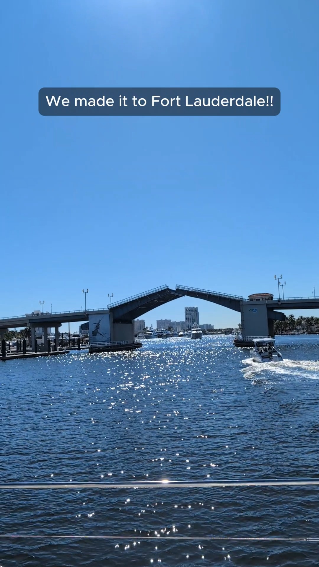 Count 18 bridges with us!!
The ICW (Intracoastal Waterway) is the inland waterway that runs along the east coast.
And between West Palm Beach and Fort Lauderdale there are 18 bridges, all opening!
We only discovered this by mistake and decided to try the ICW for the first time since arriving to the US.
We used ChatGPT to make a table with every bridge, its schedule, name, and the channel to call, so we could get through it without looking for the next bridge details all the time.
It took us a day and a half, but we made it.
Our conclusion?
ICW is great when you can’t wait, but it’s exhausting.
It feels like driving a car, wich is fine, just not when sailing.
We still prefer the ocean side when we can. ⛵️
.
November, 2024
.
#ICW #BoatLife #SailingFamily #FollowThe5un #EastCoastSailing #FloridaWaterways #NomadicFamily #TravelWithKids #OurJourney