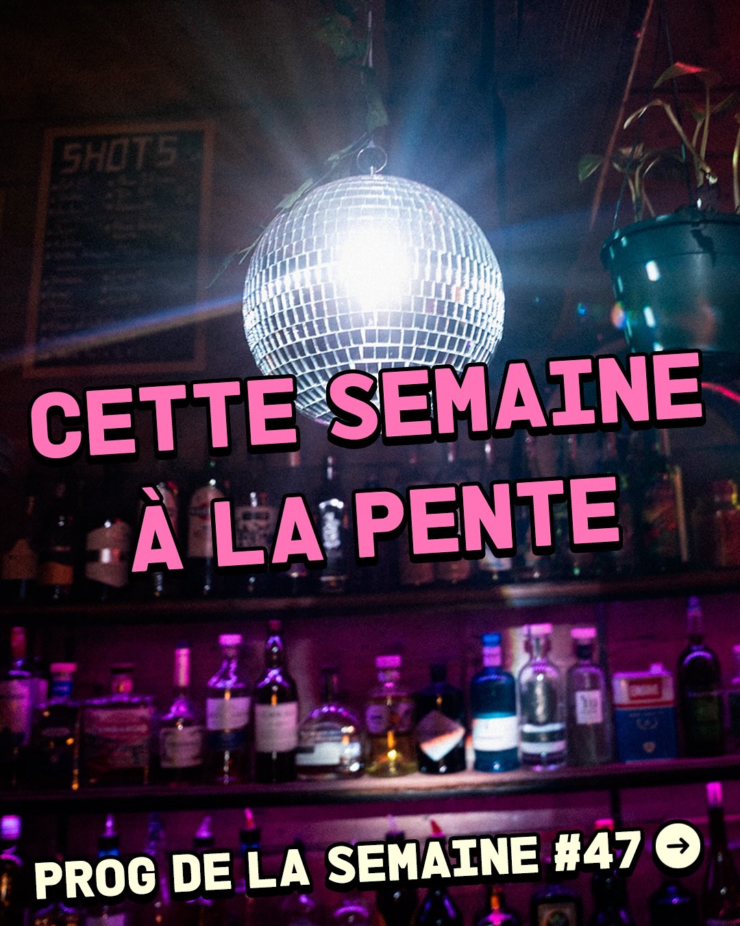 Après une semaine XXL, on reprend notre rythme normal avec des événements du mardi au dimanche 🪩
MARDI 👉 @thelatejam va nous faire chanter pour une tribute en l’honneur de RIHANNA avant d’enchaîner sur une jam endiablée 🎸
MERCREDI 👉 @deleo_officiel et @fogg.band sont en concert pour une soirée rock / punk 🔥
JEUDI 👉 c’est la DOJO PARTY avec @dojo.records qui invite @lincolnsweatshirt, @ajt33p, @nynhaofficiel_ et @kwilmatique 🎤
VENDREDI 👉 @analogcatharsis revient l’équipe au complet : @dj_rc.music, @gto_bird, @pseudo_500, @ready.for.apocalypse et @baacusmusic pour une soirée 100% techno avec des vinyle sets et live 🎚️
SAMEDI 👉 open platines toute l’aprem avant de laisser place à @versity.rec pour une soirée hard-house, Bass et trance avec @aeren.132, @k3ng4n, @noziro_music et @alan__morel 🌙
DIMANCHE 👉 on finit la semaine sur du jazz avec une pincée de hip-hop avec les concerts de @platanequartet et @lunablue_officiel 🎹
#agenda #lyon #event #concert #bassmusic #jazz #hiphop #raplyon #jamsession #rihanna #technolyon