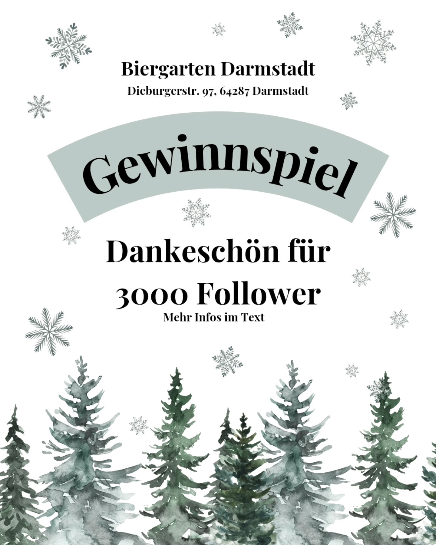 🎉 3000 Follower – Ihr seid der Wahnsinn! 🎉
Wir können es kaum glauben und wollen einfach nur DANKE sagen! 💛✨
Um unsere Freude mit euch zu teilen, verlosen wir einen 30€ Gutschein für den Adventsmarkt 2025! 🎄🥨🍷
So macht ihr mit:
1️⃣ Markiert in den Kommentaren die Person, mit der ihr den Gutschein gemeinsam einlösen würdet.
2️⃣ Schon seid ihr im Lostopf! 🎁
Der Gewinner wird am 26.11. ab 20 Uhr per Zufall ausgelost. 🍀
Viel Glück und nochmals DANKE für euren großartigen Support! 🤍
#danke #gewinnspiel #darmstadt #biergarten #biergartendarmstadt #advent #adventsmarkt