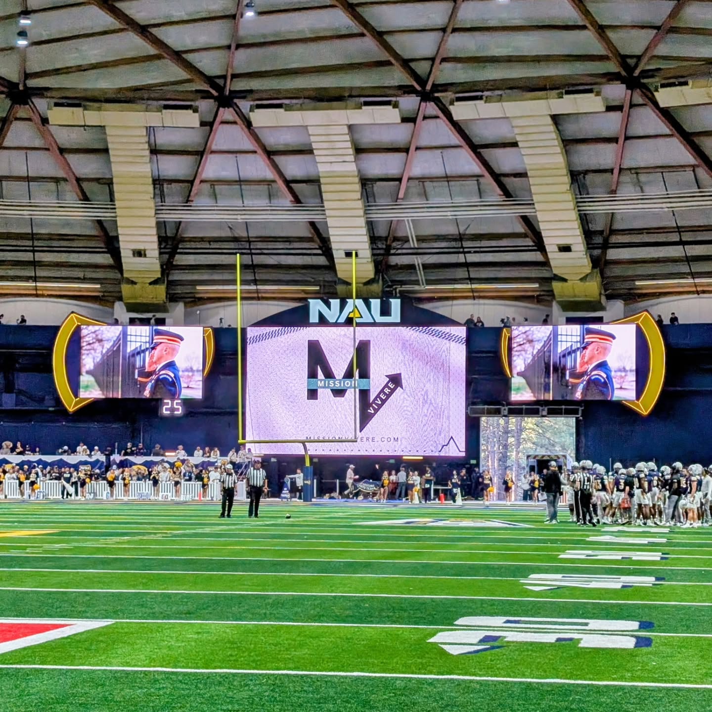 About a week ago, NAU invited us onto the football field for a chance to spotlight Mission: Vivere. It was a wonderful (and emotional) weekend. 💙💛