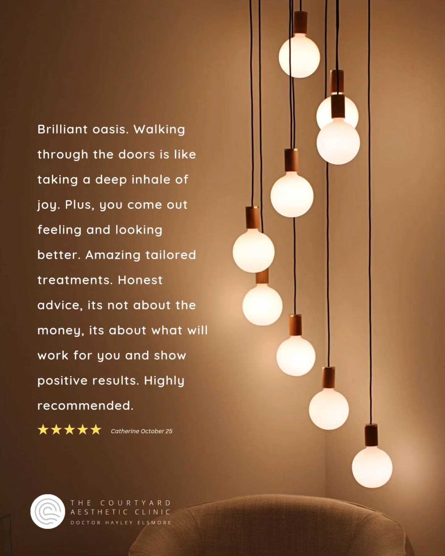 'Walking through the doors is like taking a deep inhale of joy' ✨️
#reviews #feedback #review #testimonial #isleofwight #aestheticdoctors #aestheticclinicsoutheast #feelgood #experience