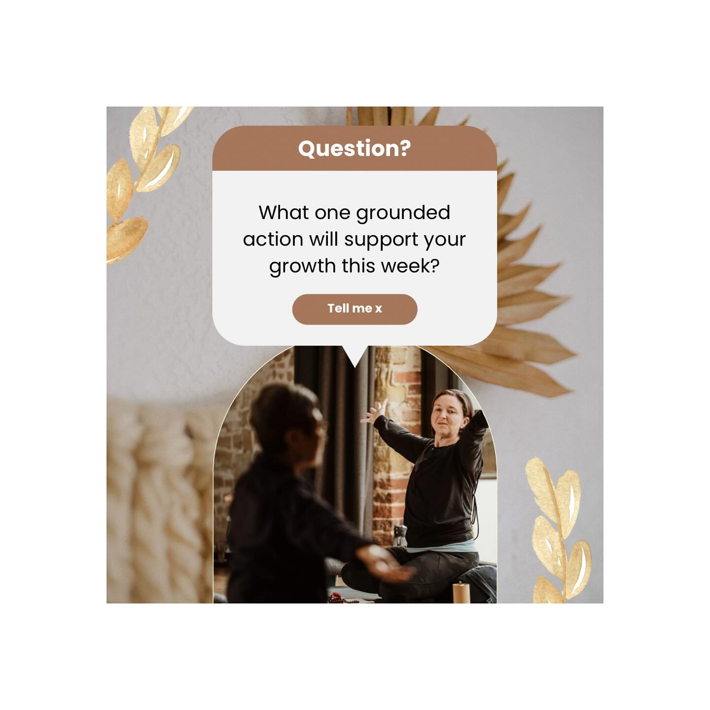 🌱 What grounded action that could support your growth this week?
Choose one small daily ritual that nourishes you 🙏
☺️A 10-minute morning stillness practice (breathing, meditation, journaling)
🚶A walk in nature each day to root your body before your day
🥗Preparing one nutrient-rich meal for yourself with full presence
😮💨Setting one boundary that protects your energy