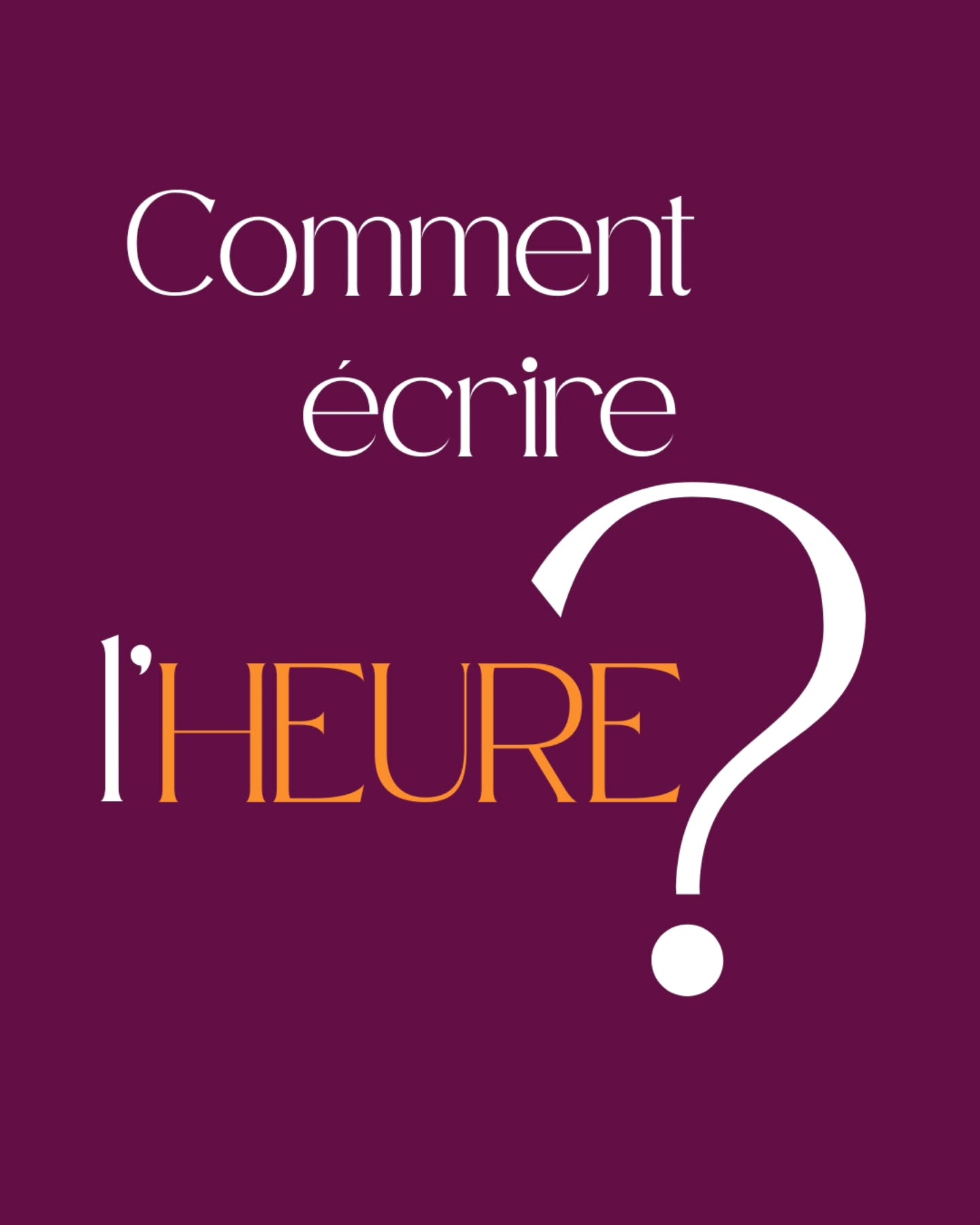 C'est l'une des erreurs que je corrige le plus dans les textes que je reçois.
Pense à enregistrer ce post, il te sera bien utile pour écrire correctement l'heure dans ton roman !
#heure #ecrireunroman #auteure #autrice #correctrice