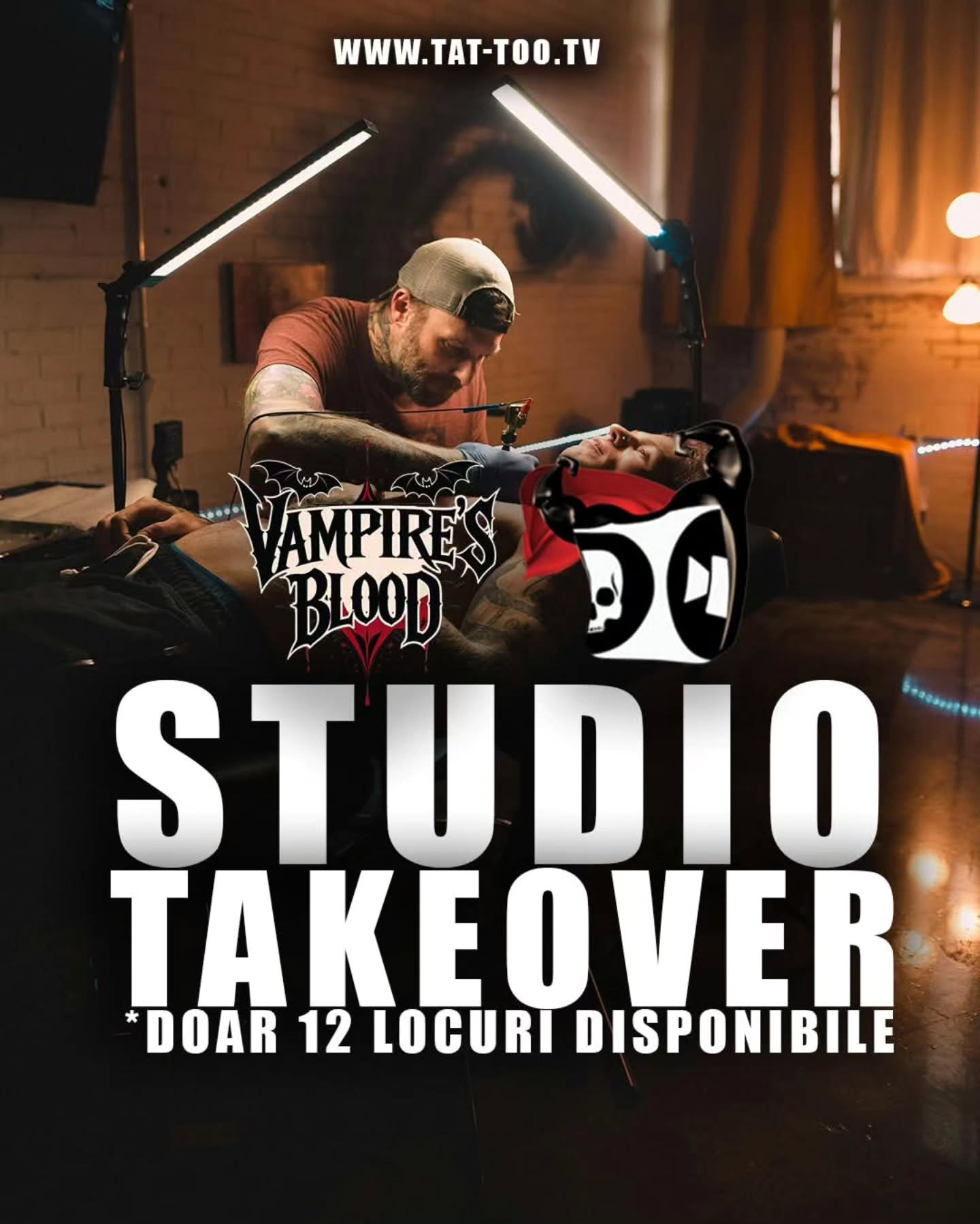 Pentru prima dată, tat-too.tv vine în studio la TINE!
Lansăm un sezon complet nou al conceptului Studio Takeover, iar tu poți fi unul dintre cele 12 studiouri selectate.
📌 12 locuri disponibile
📌 Participarea este 100% gratuită – emisiunea este susținută de @tattoo.aftercare.elixir și tat-too.tv
Împreună documentăm, prezentăm procesul tău de lucru și construim un spațiu sigur, transparent și autentic pentru comunitatea tattoo.
Dacă vrei vizibilitate reală, conținut profesionist și o experiență unică direct în propriul studio, Studio Takeover este pentru tine.