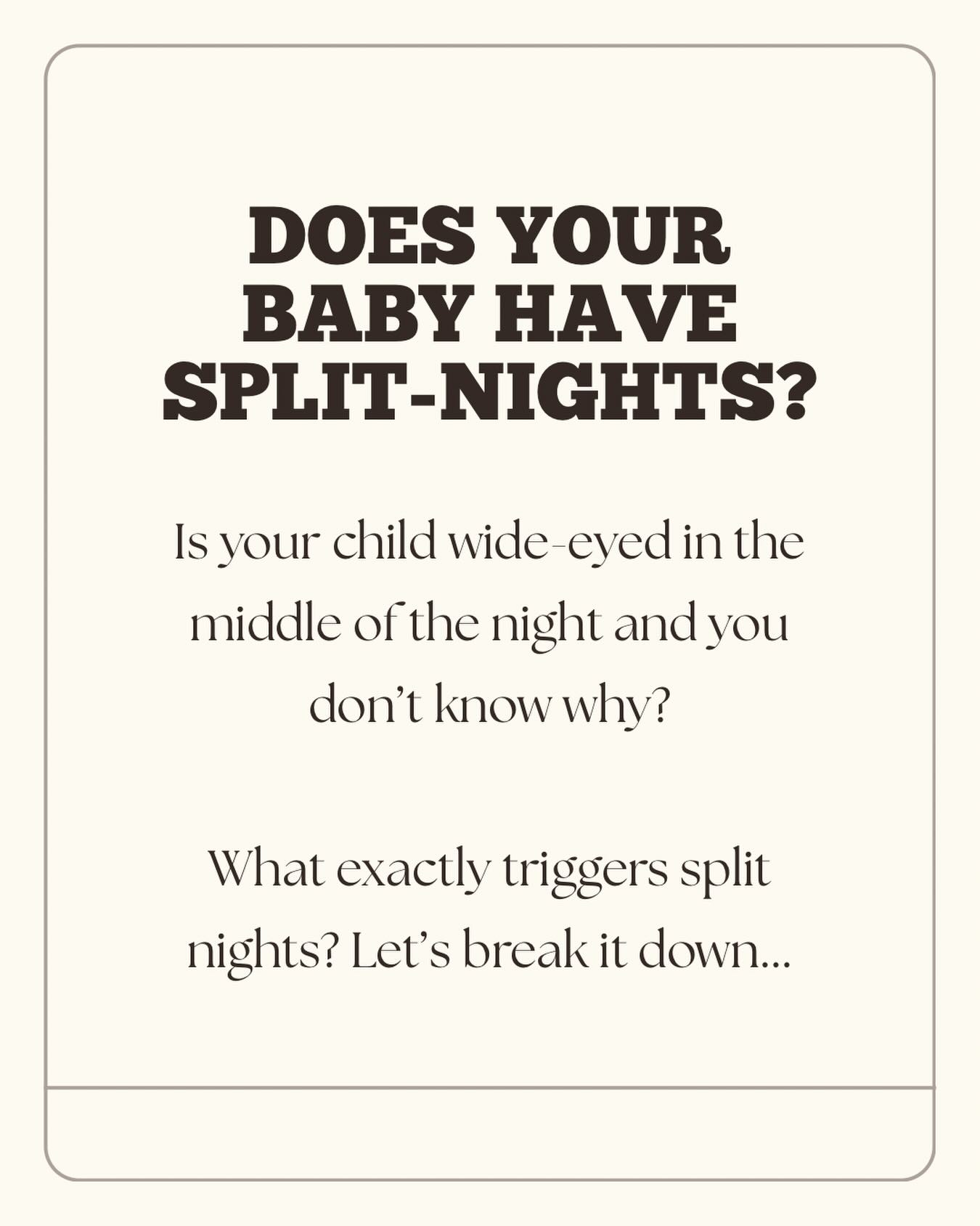 
𝗪𝗵𝗮𝘁 𝗶𝘀 𝗮 𝘀𝗽𝗹𝗶𝘁-𝗻𝗶𝗴𝗵𝘁? 😵💫
A split-night is when a baby or toddler wakes for a long stretch in the middle of the night and experiences their sleep in two chunks. This often becomes more noticeable as sleep cycles shift into lighter, dreamier phases.
𝗔 𝘁𝘆𝗽𝗶𝗰𝗮𝗹 𝘀𝗽𝗹𝗶𝘁-𝗻𝗶𝗴𝗵𝘁 𝗺𝗶𝗴𝗵𝘁 𝗹𝗼𝗼𝗸 𝗹𝗶𝗸𝗲:
Sleep 7pm–1am → awake until 2.30/3am → asleep again until morning. Sometimes it happens earlier (around 11pm–1am), but anything before that is less common.
So… why does it happen?
🌙 𝗗𝗶𝘀𝘁𝗿𝗶𝗯𝘂𝘁𝗶𝗼𝗻 𝗼𝗳 𝗱𝗮𝘆𝘁𝗶𝗺𝗲 𝘀𝗹𝗲𝗲𝗽
If daytime sleep outweighs what your child actually needs, the body simply hits its “sleep quota” early. Humans can only tolerate so much sleep in 24 hours before the brain says, “Okay, that’s enough — time to wake up.” In other words, reduce daytime sleep to increase nighttime incentive.
🌙 𝗧𝗵𝗲 𝗯𝗮𝗹𝗮𝗻𝗰𝗲 𝗼𝗳 𝘀𝗹𝗲𝗲𝗽 𝗶𝘀 𝗼𝗳𝗳
Your child might technically be getting the right total sleep for their age, but the timing matters. For example, a 12-month-old needing approx 2-2.5hrs daytime sleep might take naps at 10–10.30am and 2.30–4.15pm (getting age-appropriate sleep total sleep) but the long nap past 3pm can rob them of the drive they need for solid night-time sleep. Nap placement matters just as much as amount of sleep.
🌙 𝗗𝗲𝘃𝗲𝗹𝗼𝗽𝗺𝗲𝗻𝘁𝗮𝗹 𝗹𝗲𝗮𝗽𝘀
When babies learn new skills, sleep can get a bit wobbly. If they’re awake in the night, happy, babbling, even practising their new move — settling won’t be effective until they’re ready to go back. Keeping them calmly in the cot and waiting for that tiredness to return often works better than fighting to resettle too soon.
🌙 𝗔 𝗻𝗮𝗽 𝗻𝗲𝗲𝗱𝘀 𝘁𝗼 𝗯𝗲 𝗿𝗲𝗱𝘂𝗰𝗲𝗱 𝗼𝗿 𝗱𝗿𝗼𝗽𝗽𝗲𝗱
If your child is SUDDENLY awake for long stretches overnight, it can be a sign that the morning nap, late afternoon nap, or even a longer second nap needs adjusting. Too much daytime sleep = not enough sleep pressure at night.
#babysleep #toddlersleephelp #motherhood #newparents #babysleeptips #babysleeproutine #sleepthroughthenight #toddler