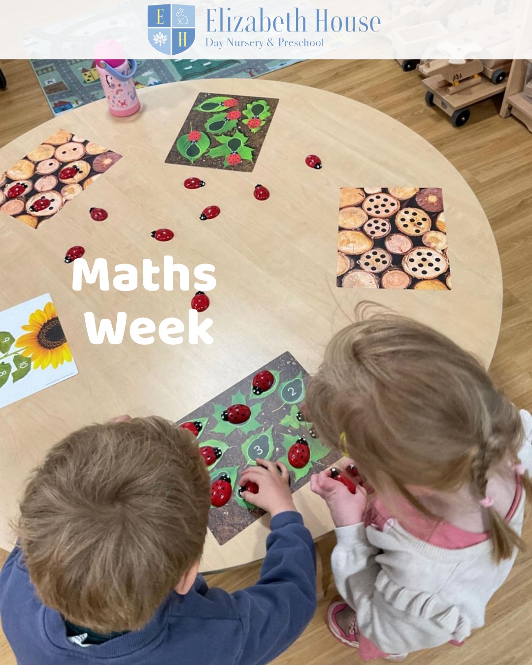 It’s Maths Week, and our children have been discovering how numbers, shapes and patterns are all around us!
Watching those little moments of understanding (“I did it!”) never gets old!
#preschool #elizabethhousenursery #nursery #earlyyears #eyfs #wallingford #oxfordshire #mathsweek #earlyyearsmaths