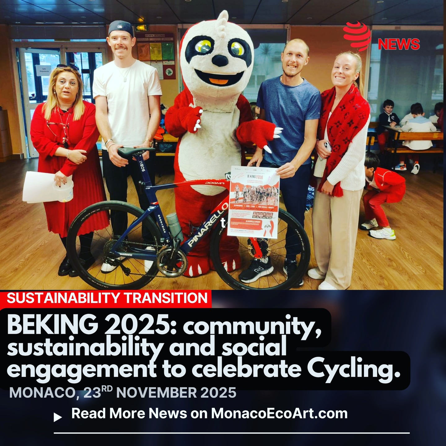 ✒🇲🇨 MONACŒCOART®
🚴🚴♀️ SUSTAINABILITY TRANSITION
🇬🇧🇺🇸 BEKING 2025: community, sustainability and social engagement to celebrate Cycling.
🇫🇷 BEKING 2025 : sens de la communauté, durabilité et engagement social pour célébrer le cyclisme.
🇮🇹 BEKING 2025: senso di comunità, sostenibilità e impegno sociale per celebrare il ciclismo.
🇪🇸 BEKING 2025: sentido de comunidad, sostenibilidad y compromiso social para celebrar el ciclismo.
Read the full text of the article at: www.monacoecoart.com
#cycling #cyclist #pro #amateur #sport #challenge #solidarity #engagement #education #leisure #edutainment #action #cooperation #ecosystem #nature #preservation #community #civilsociety #students #next #generation #ChampionMindset #persistence #respect #target #achievementchallenge 📸 © @beking_events @gvt_monaco @zondacrypto - Contents and Layout: © Monacoecoart