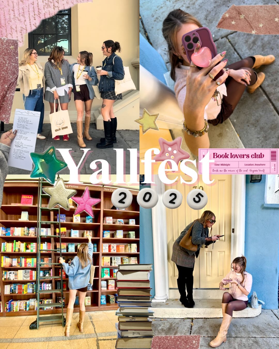 Here’s my little digital scrapbook to remember @yallfest 2025! It was a whirlwind weekend full of books, besties and nails 💖📚
#yallfest #nailartist #digitalscrapbooking